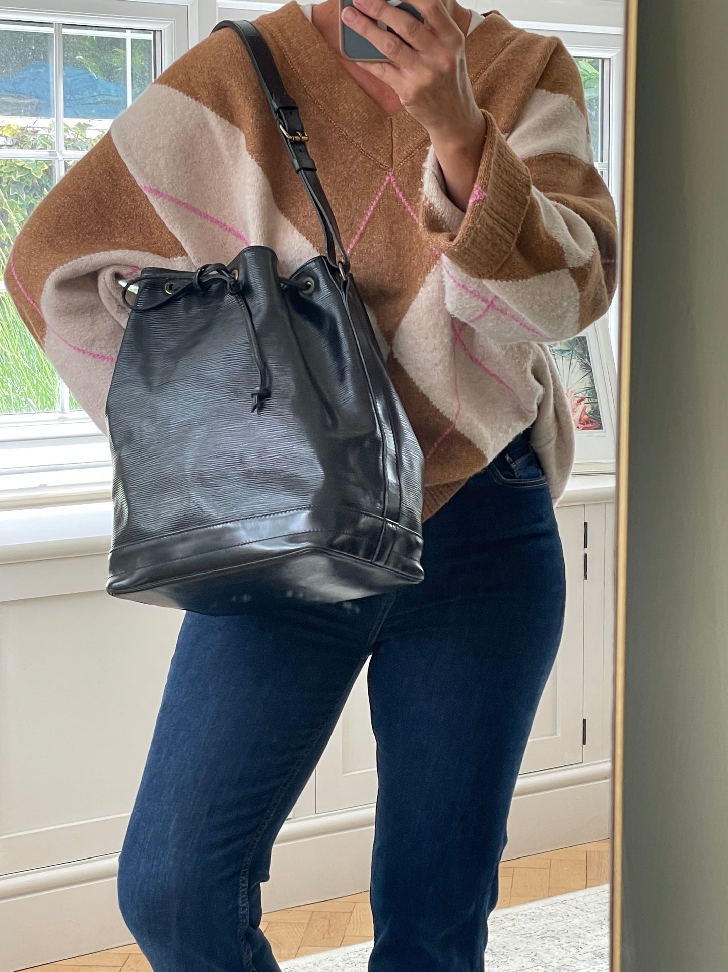 Preloved, Vintage Louis Vuitton Noe Bucket Bag, Large
