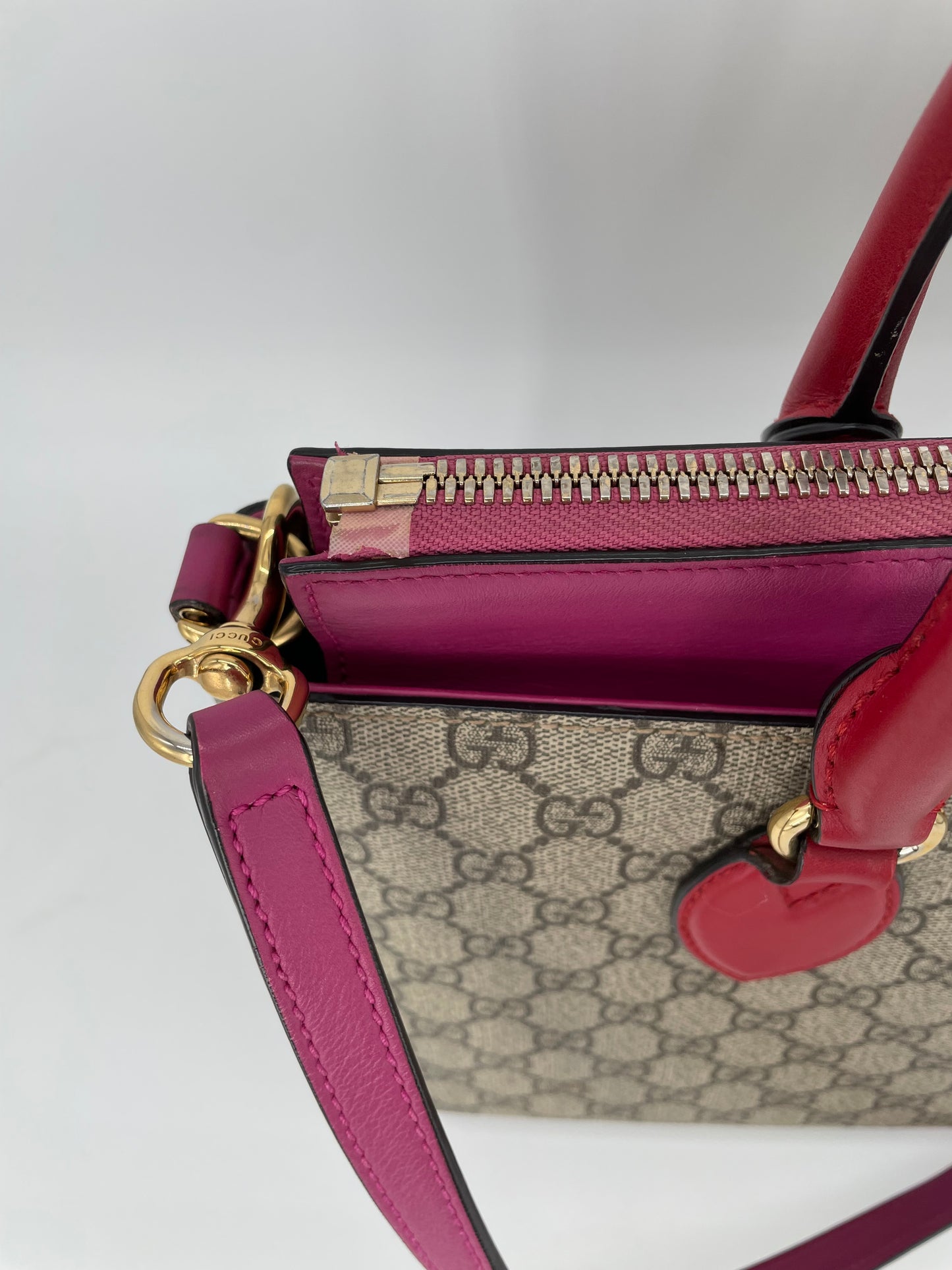 Preloved Gucci Supreme Monogram Tote Bag