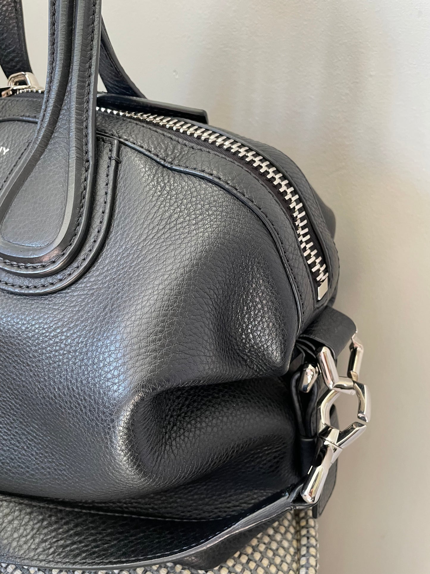 Preloved Givenchy Nightingale Shoulder Tote Bag, Small