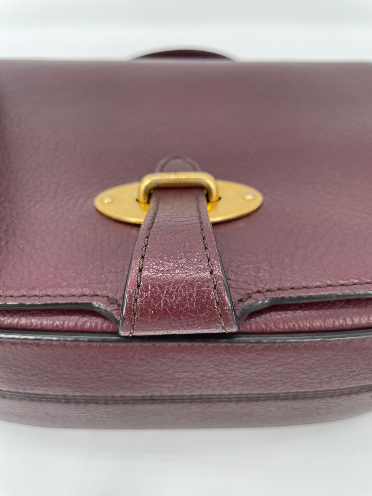 Preloved Mulberry Tenby Satchel Bag, Large