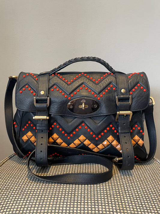 Preloved Mulberry Alexa Limited Edition ZigZag Satchel Bag, Medium