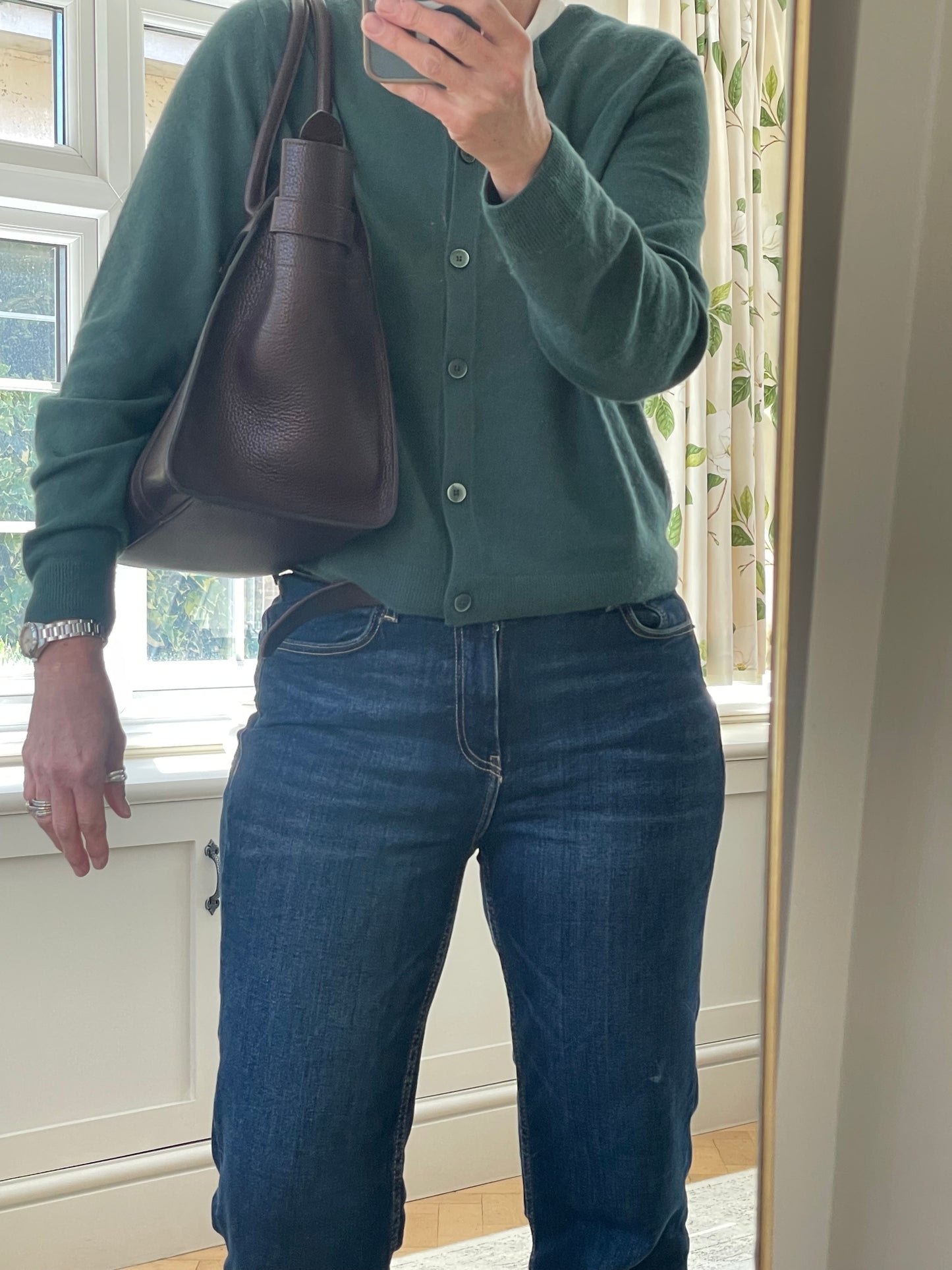 Preloved Mulberry Classic Grain Zipped Bayswater Bag, Large