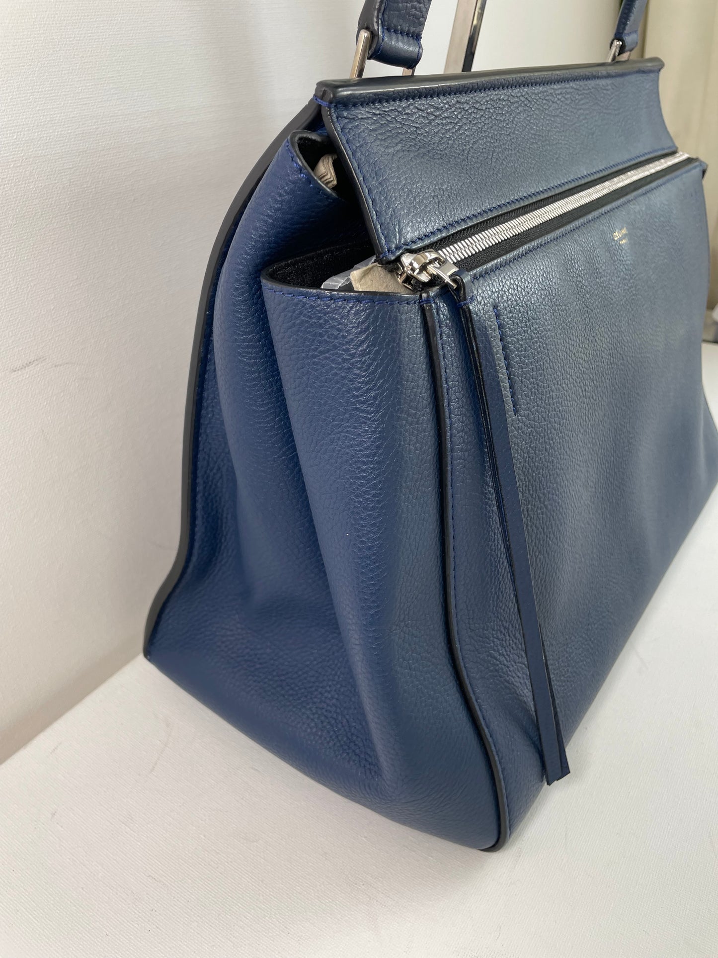 Preloved Celine Edge Shoulder Bag, Medium