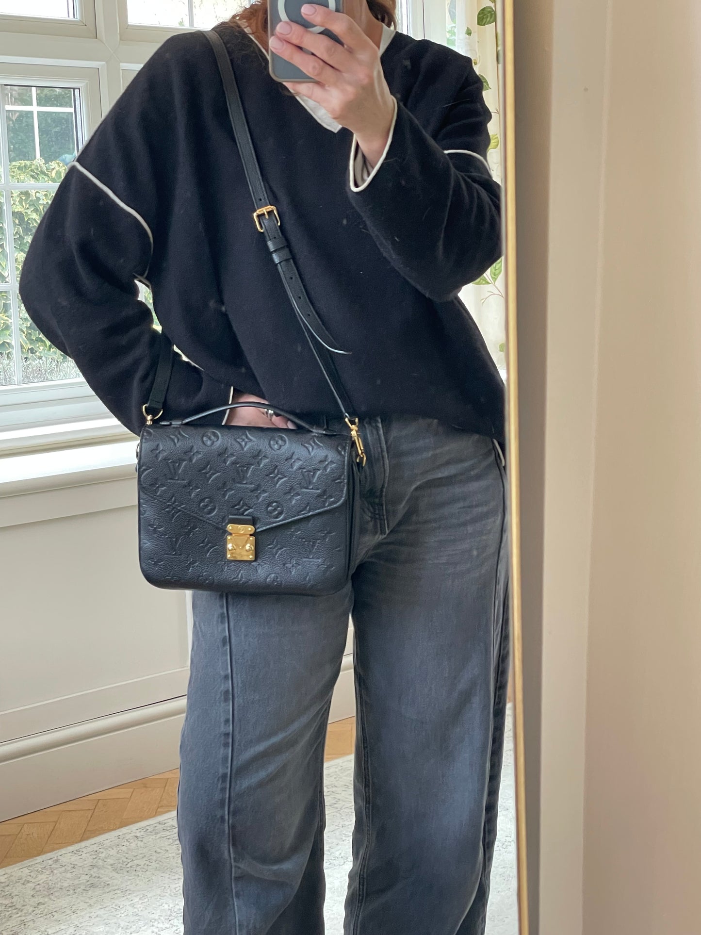 Preloved Louis Vuitton Empreinte Metis Crossbody Bag