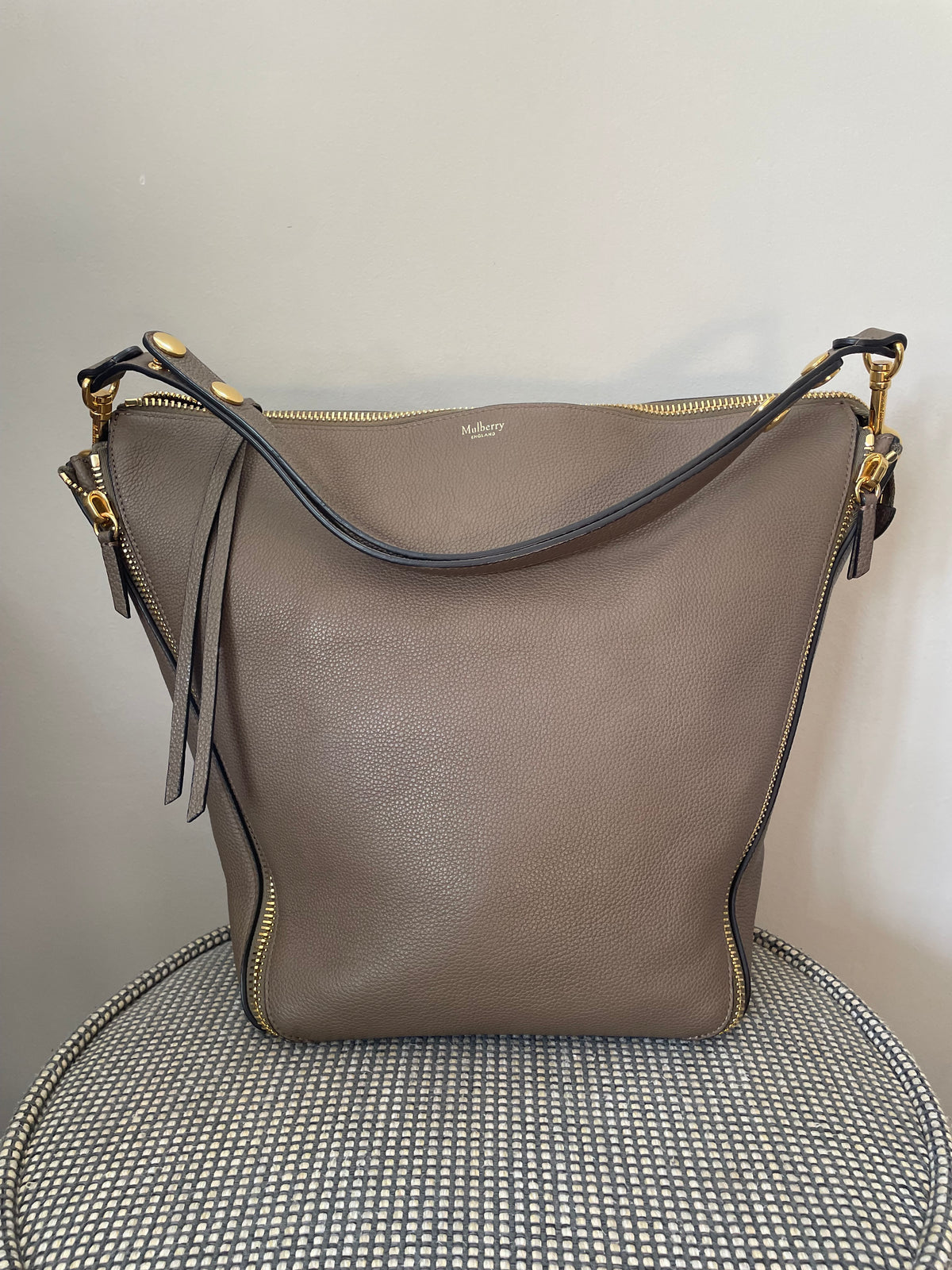 Preloved Mulberry Camden Bucket Shoulder Bag, Medium