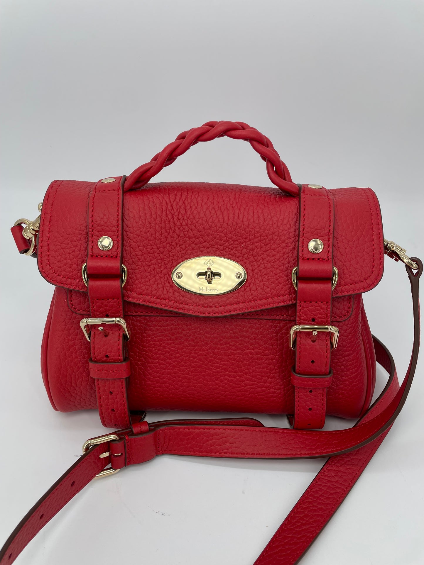 Preloved Mulberry Alexa Satchel Bag, Mini