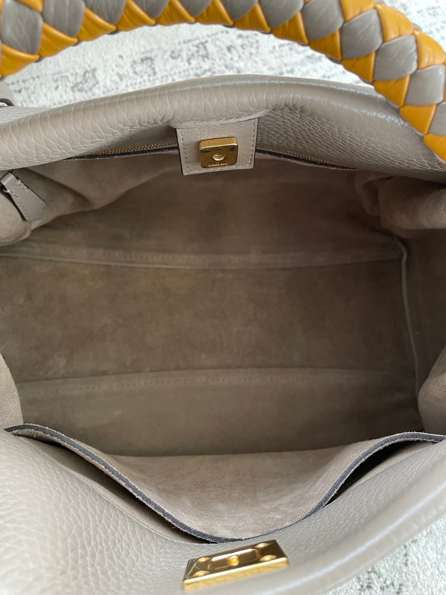 Preloved Mulberry Iris Two Way Tote, Large