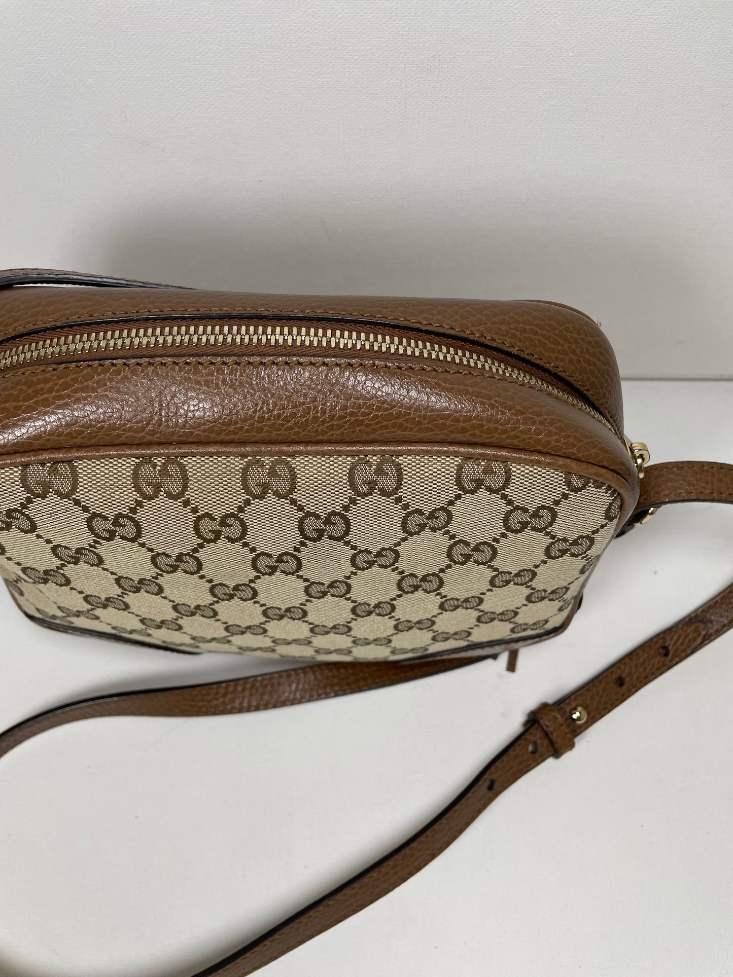 Preloved Gucci Bree Monogram Crossbody Bag