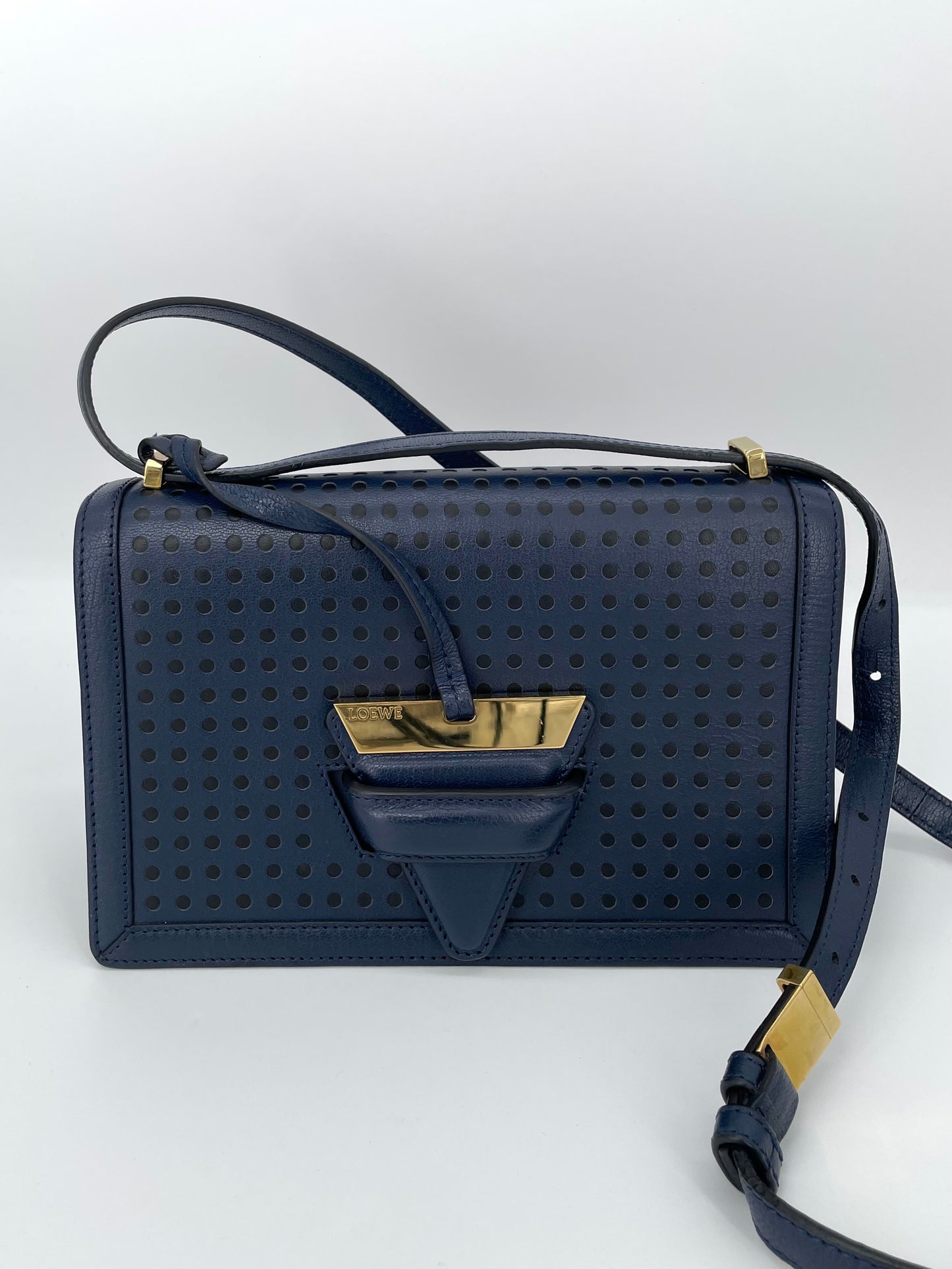 Preloved Loewe Barcelona Crossbody Bag, Medium