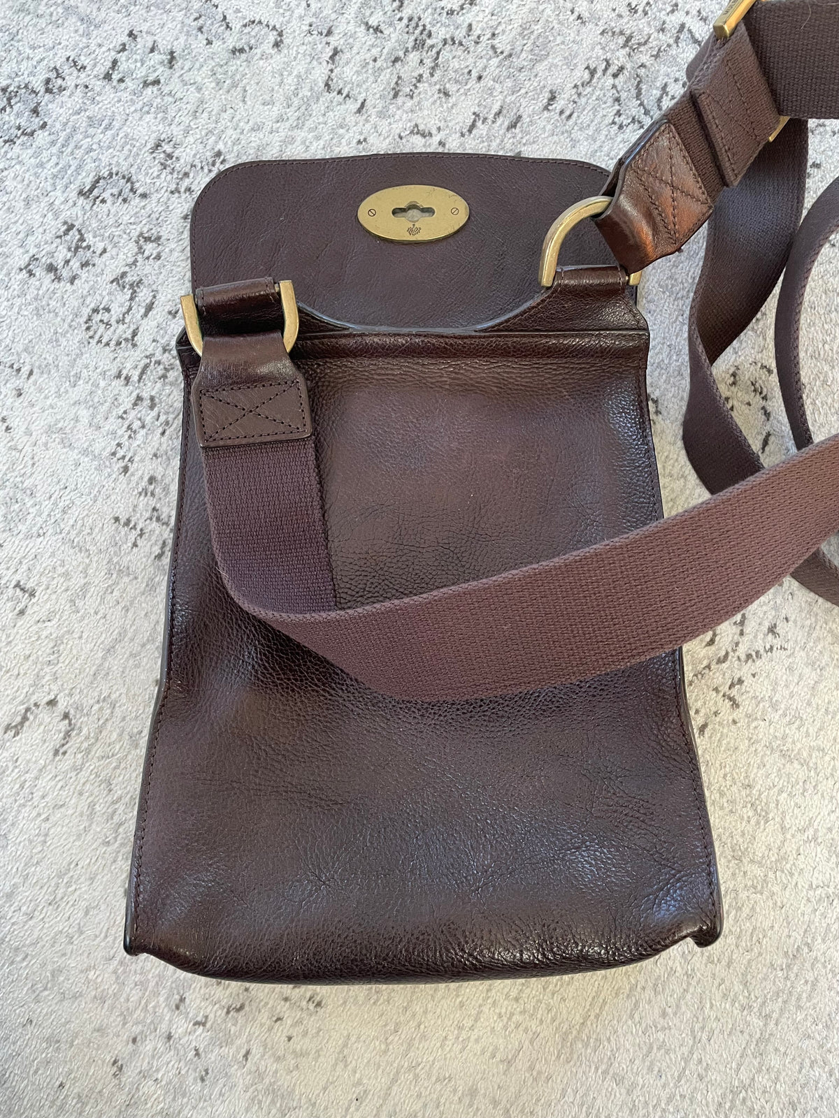 Preloved Antony Messenger Crossbody Bag, Small