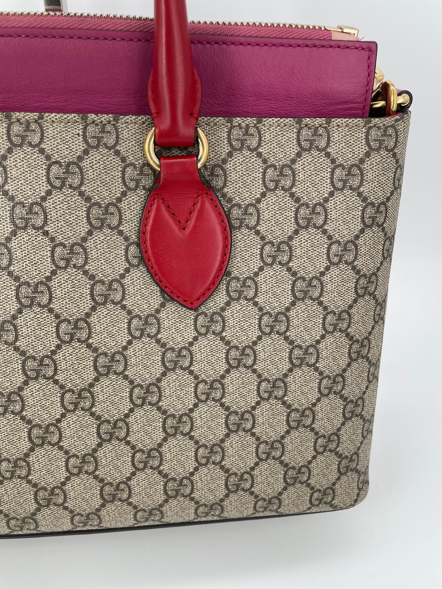 Preloved Gucci Supreme Monogram Tote Bag