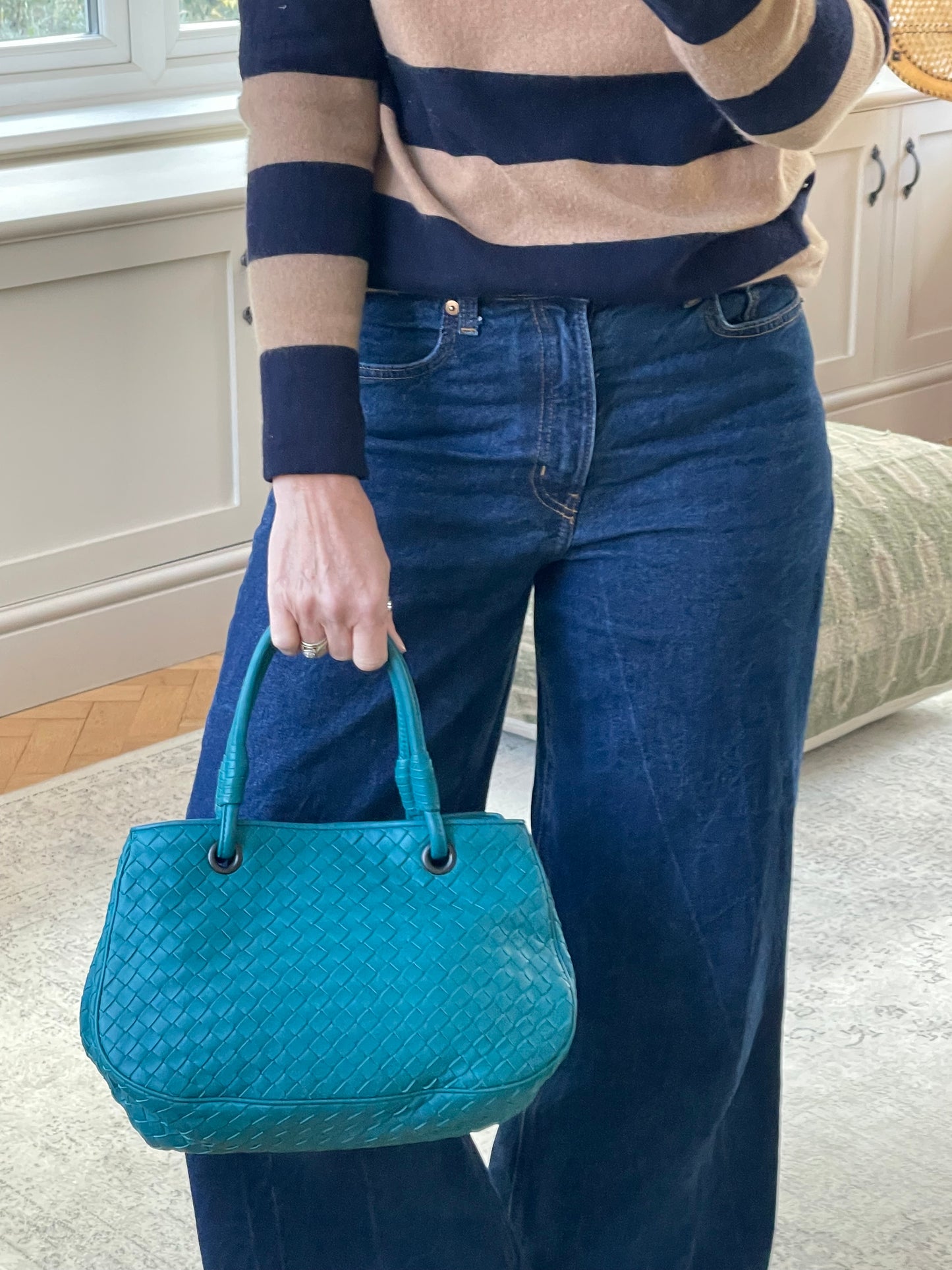 Preloved Bottega Veneta Top Handle Tote Bag