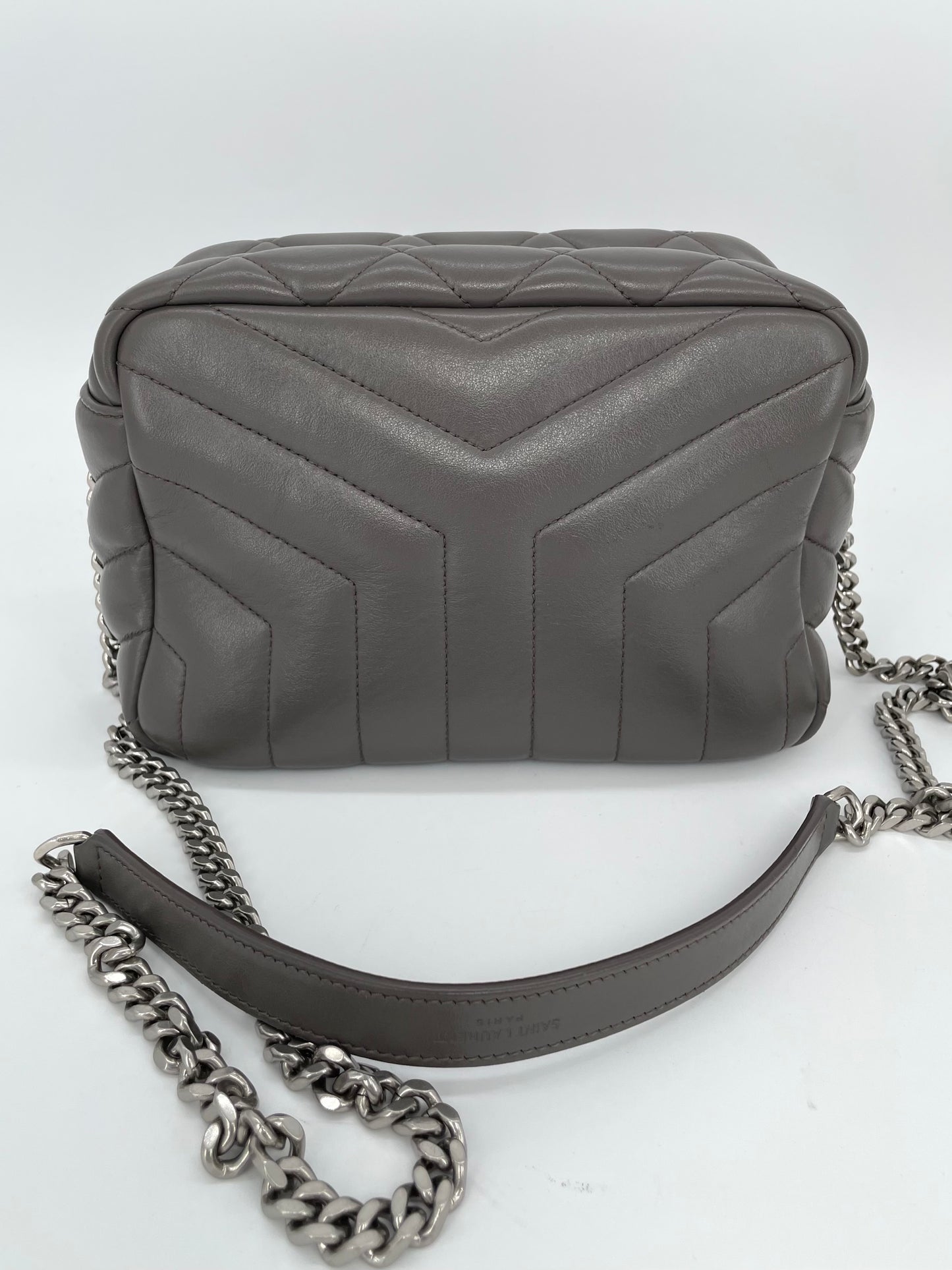 Preloved Saint Laurent Loulou Bowling Bag, Small