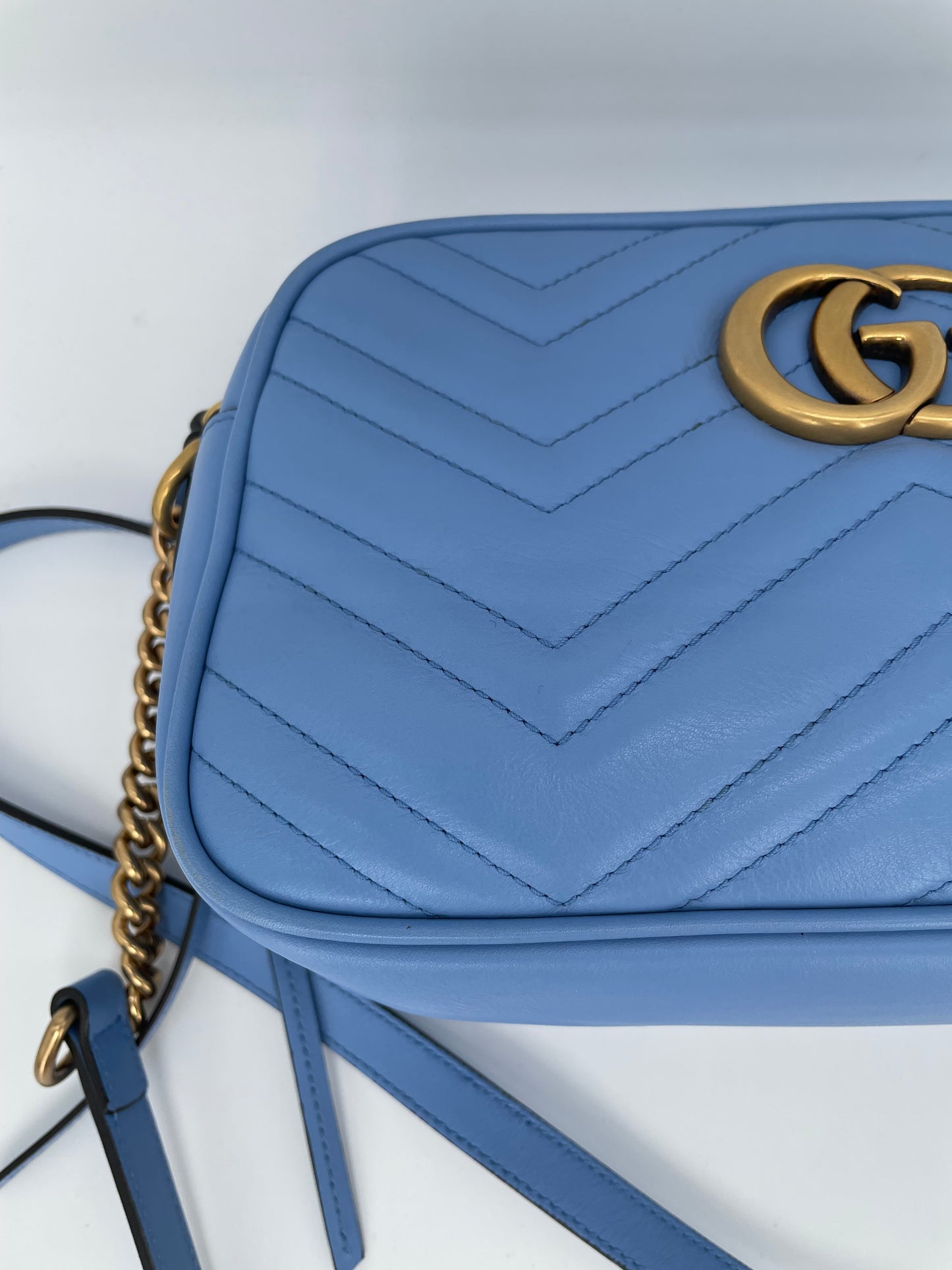 Preloved Gucci Marmont Shoulder Bag, Small