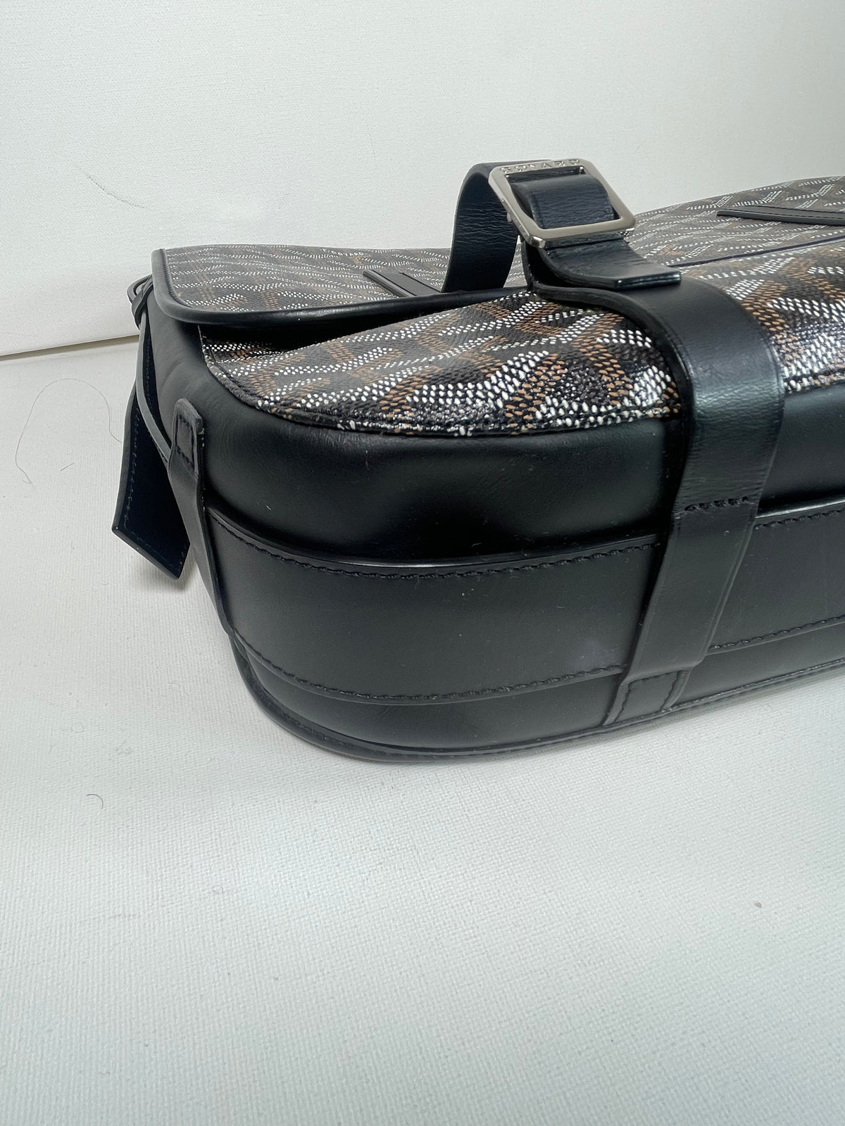 Preloved Goyard Goyardine Belvedere Messenger Bag, GM