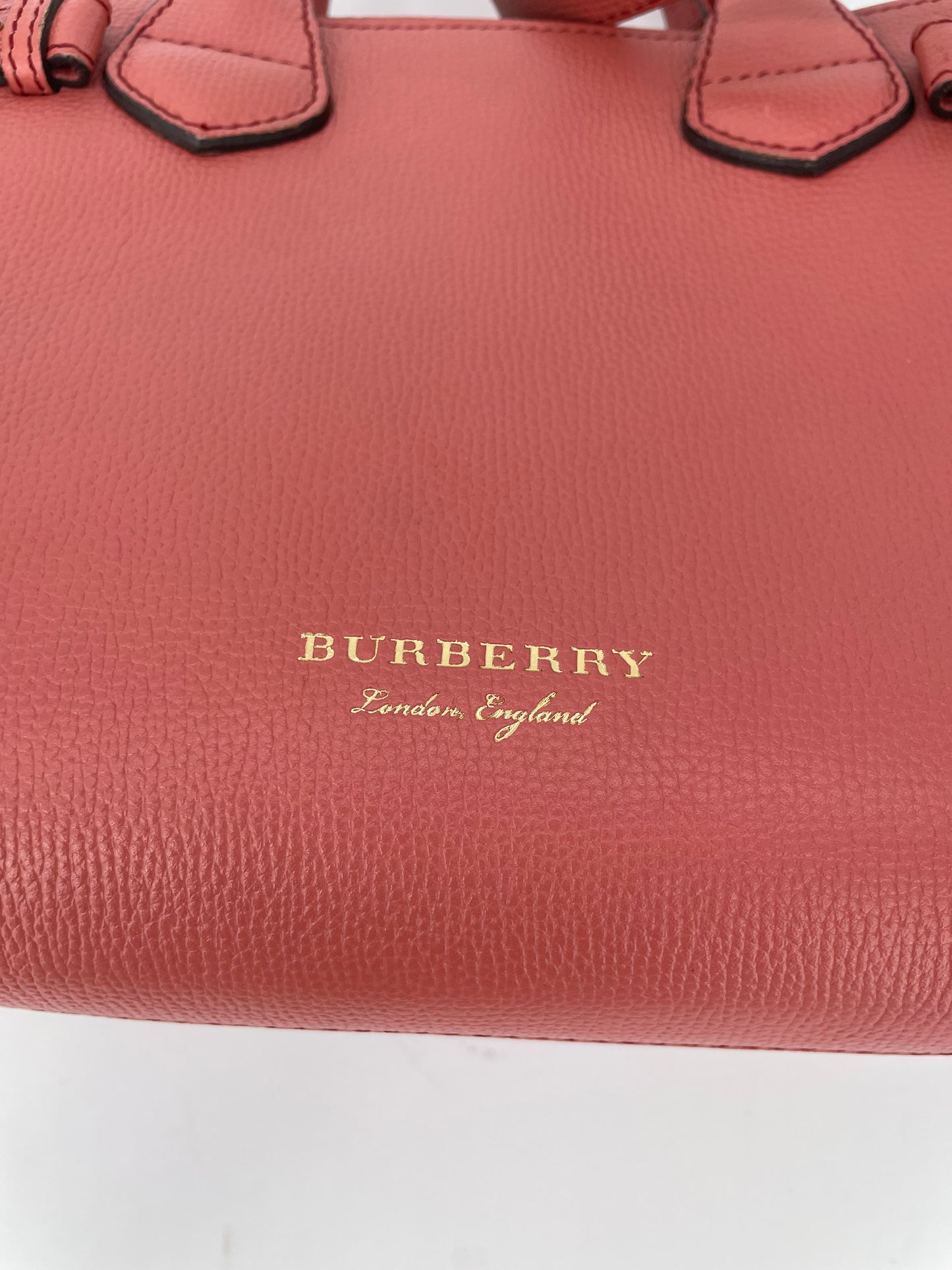 Preloved Burberry Banner Two Way Tote Bag, Small