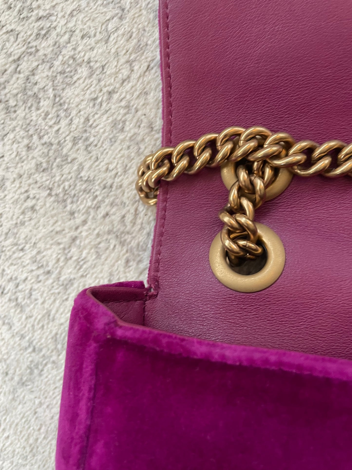 Preloved Gucci  Embroidered ‘LOVED’ Marmont shoulder Bag, Medium