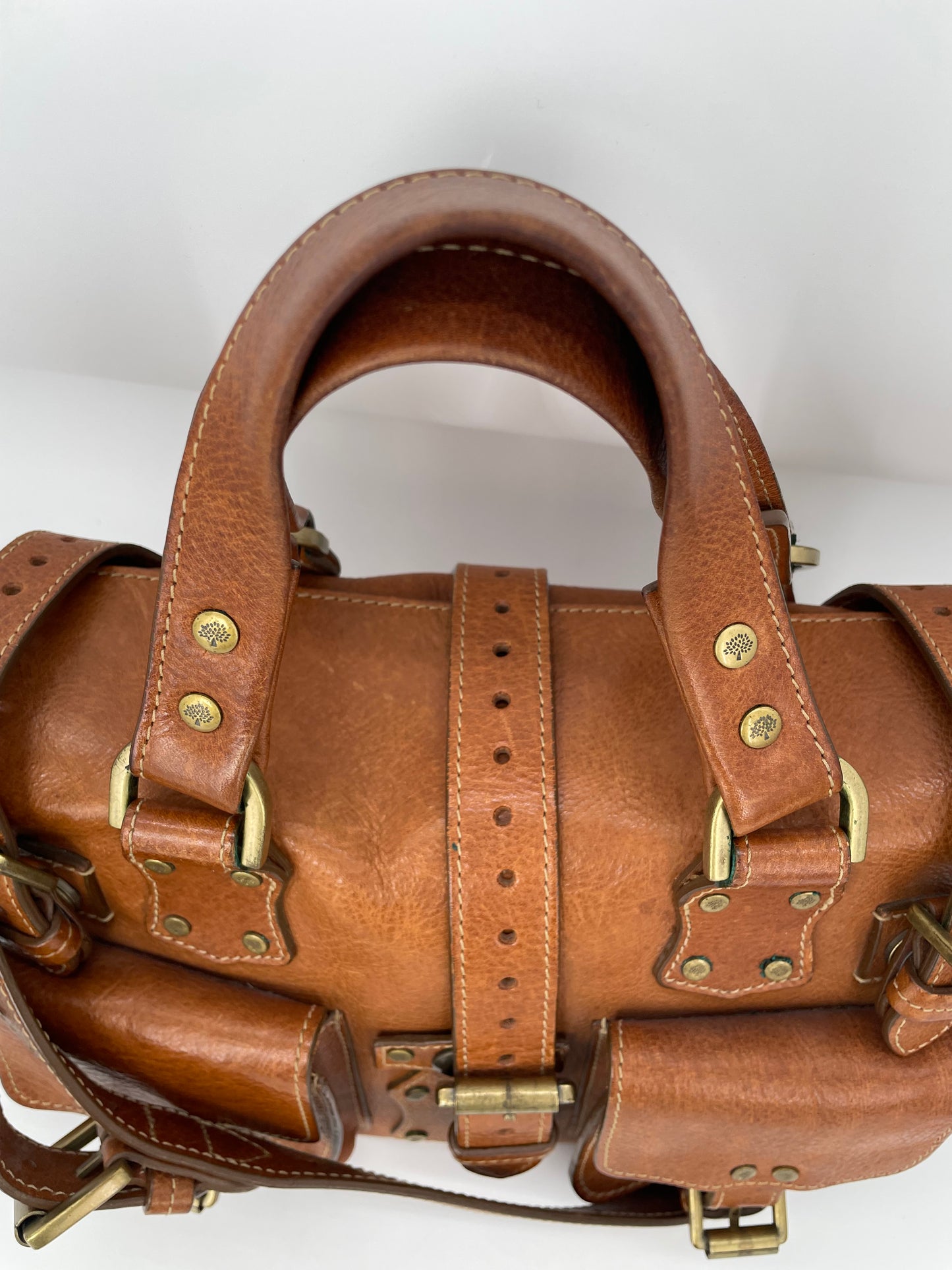 Preloved Mulberry Vintage Roxanne Satchel Shoulder Bag, Small