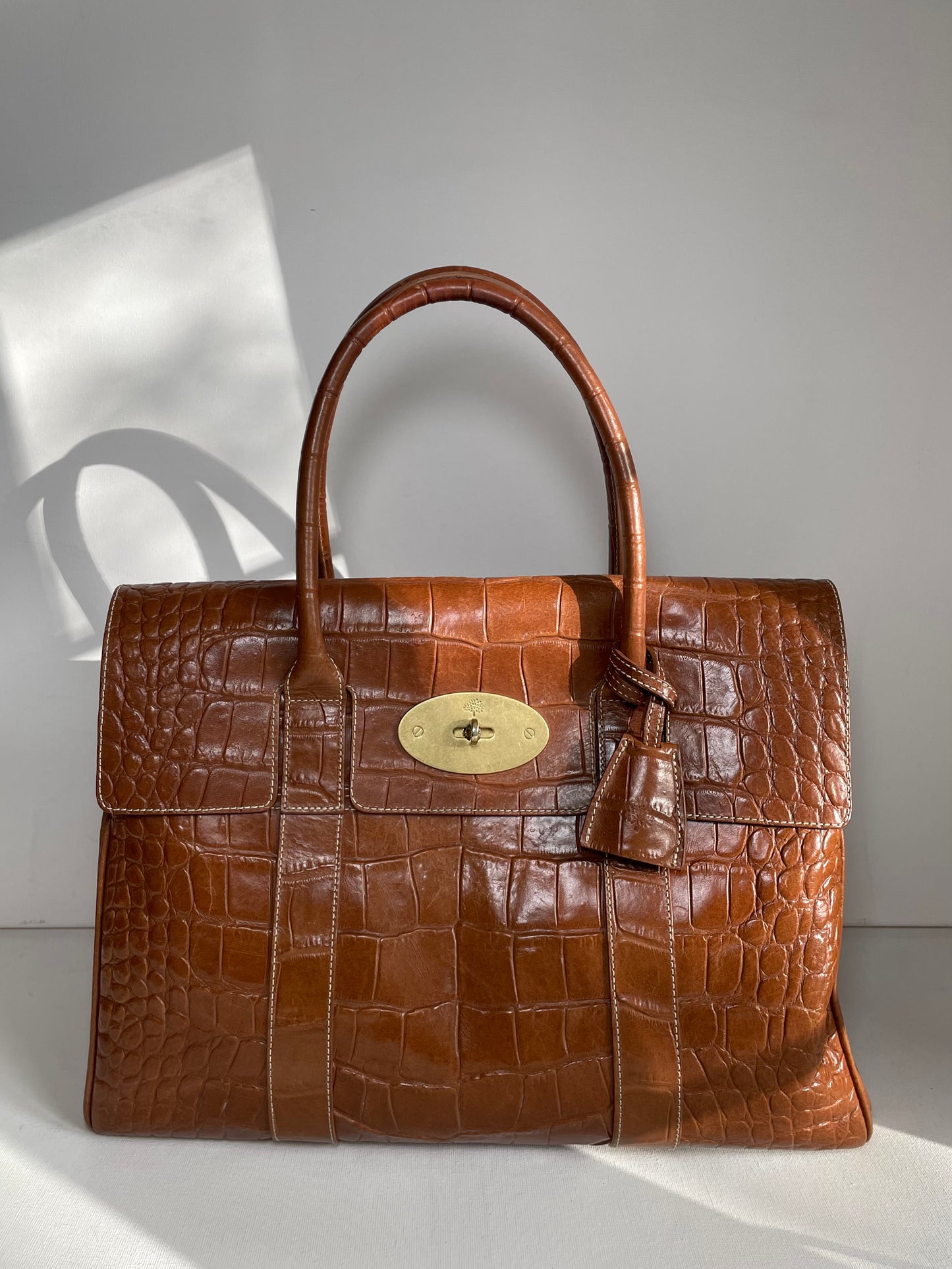 Preloved Mulberry Classic Bayswater Tote Bag, Large