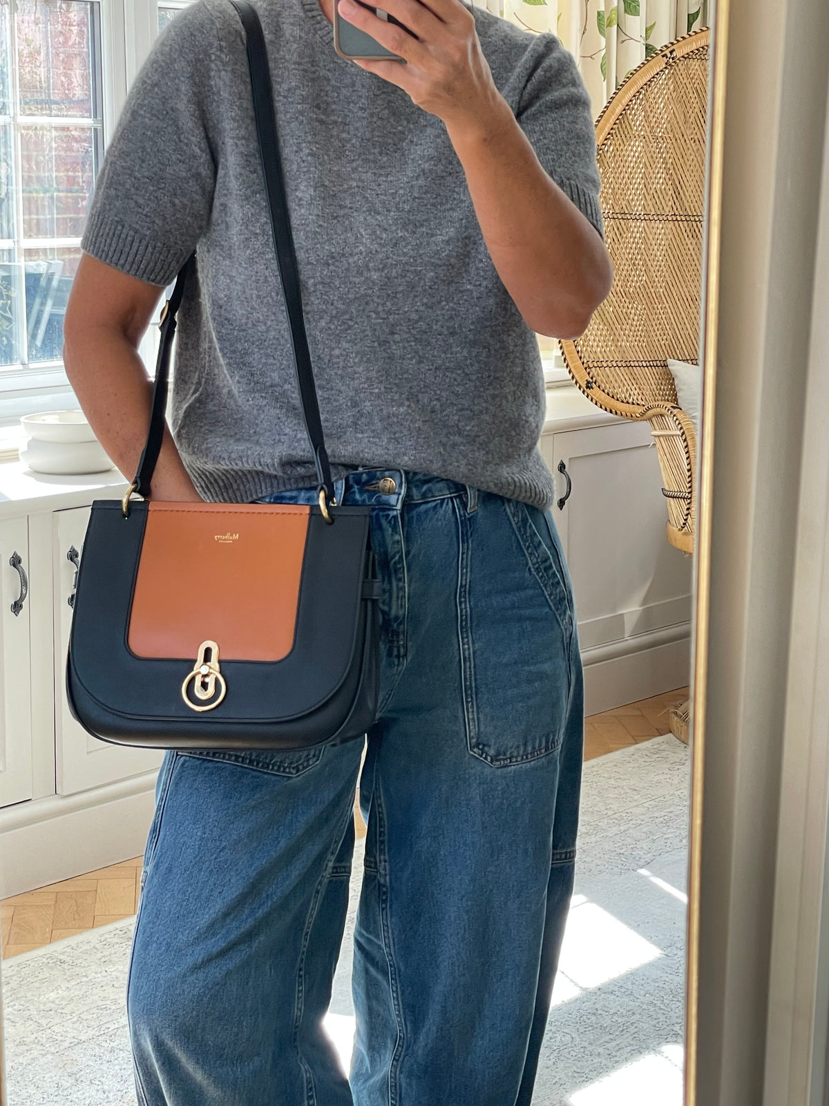 Preloved Mulberry Amberley Satchel, Medium