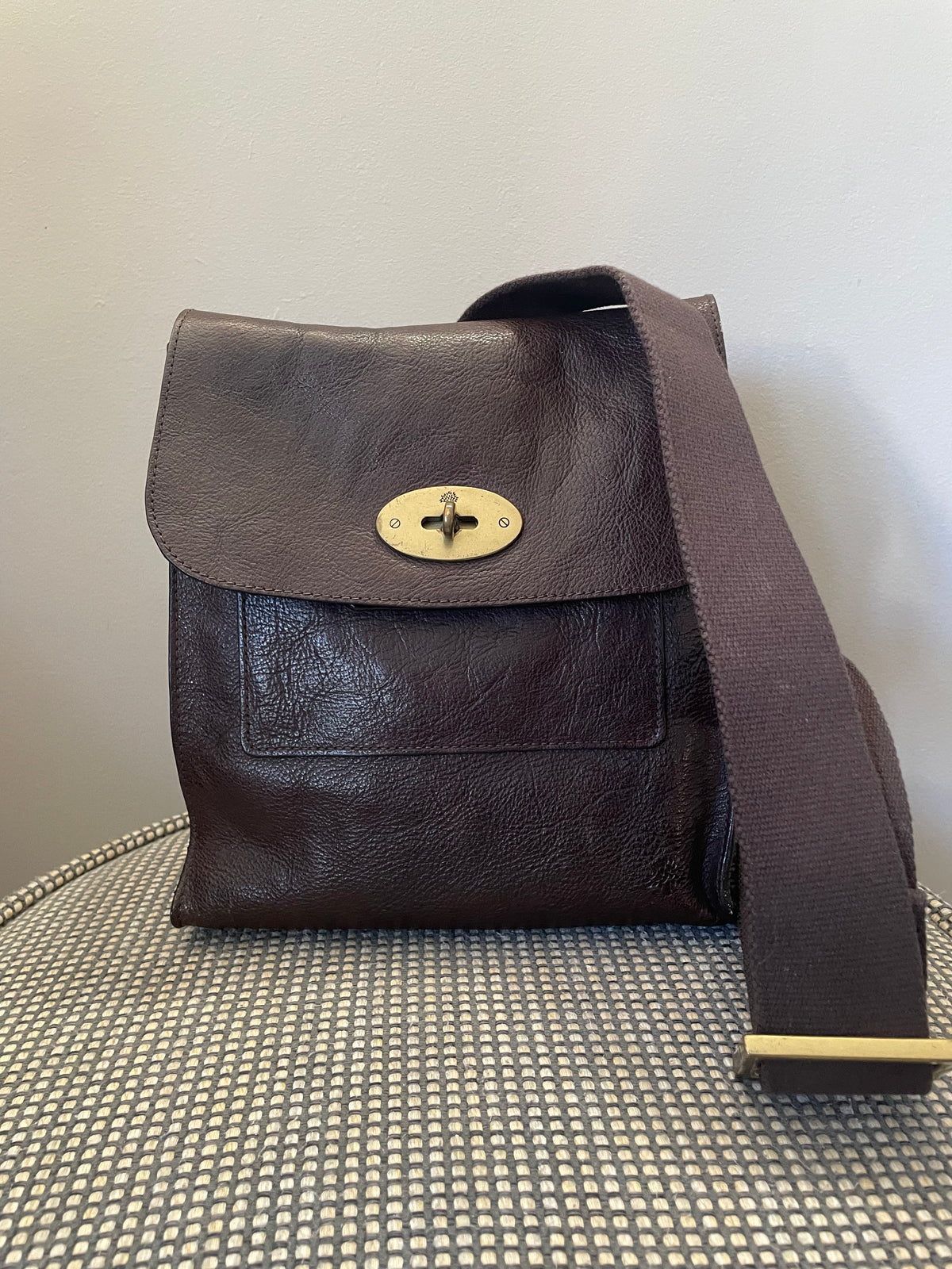 Preloved Antony Messenger Crossbody Bag, Small