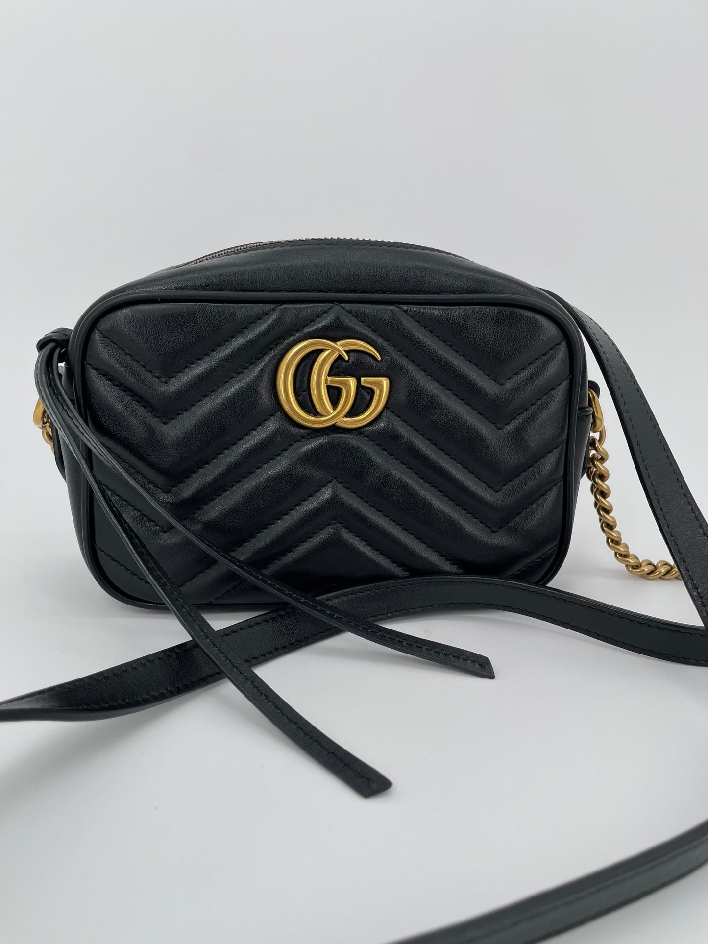 Preloved Gucci Marmont Crossbody Camera Bag, Mini