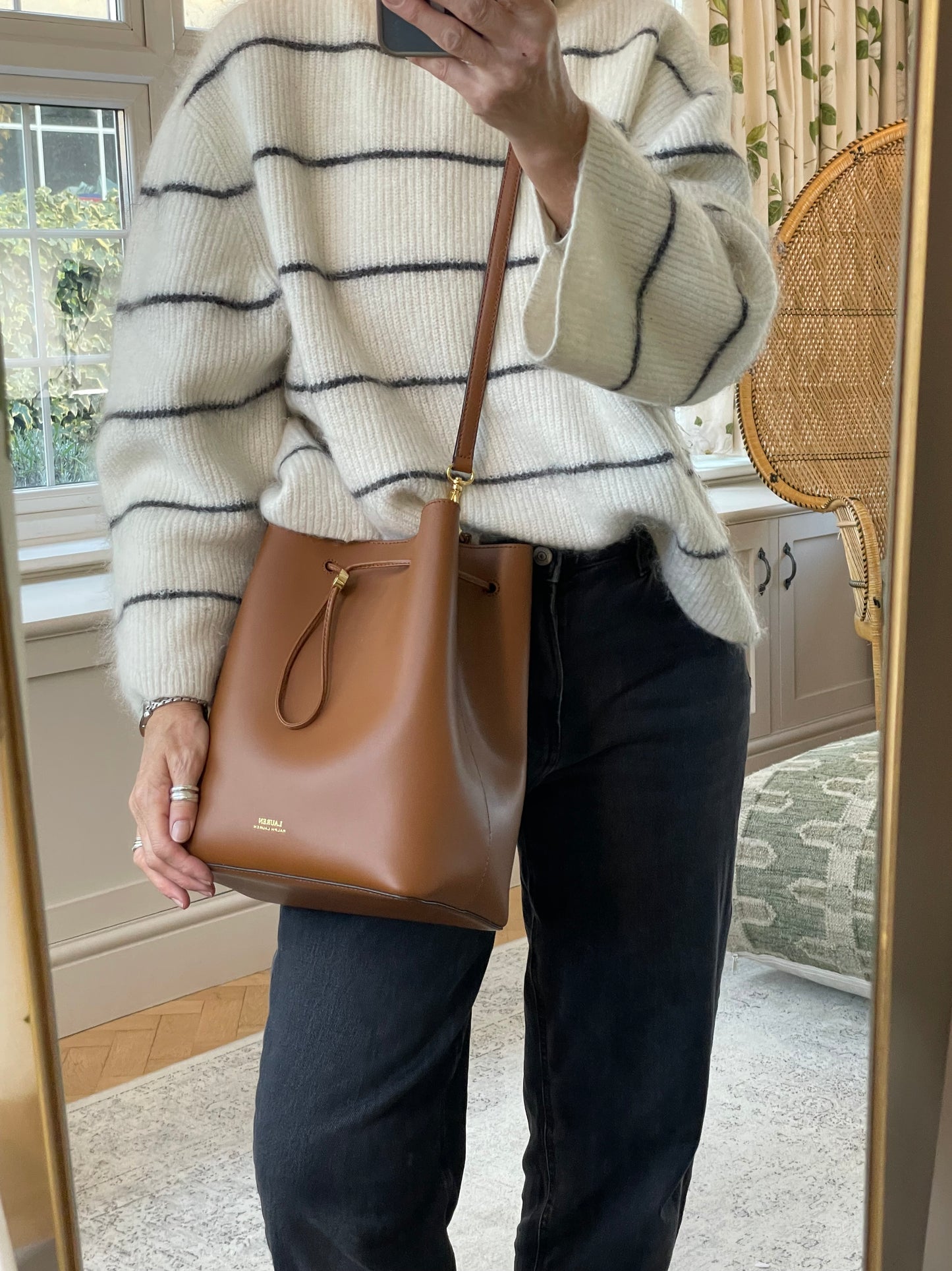 Preloved Ralph Lauren Dryden Debby bucket bag