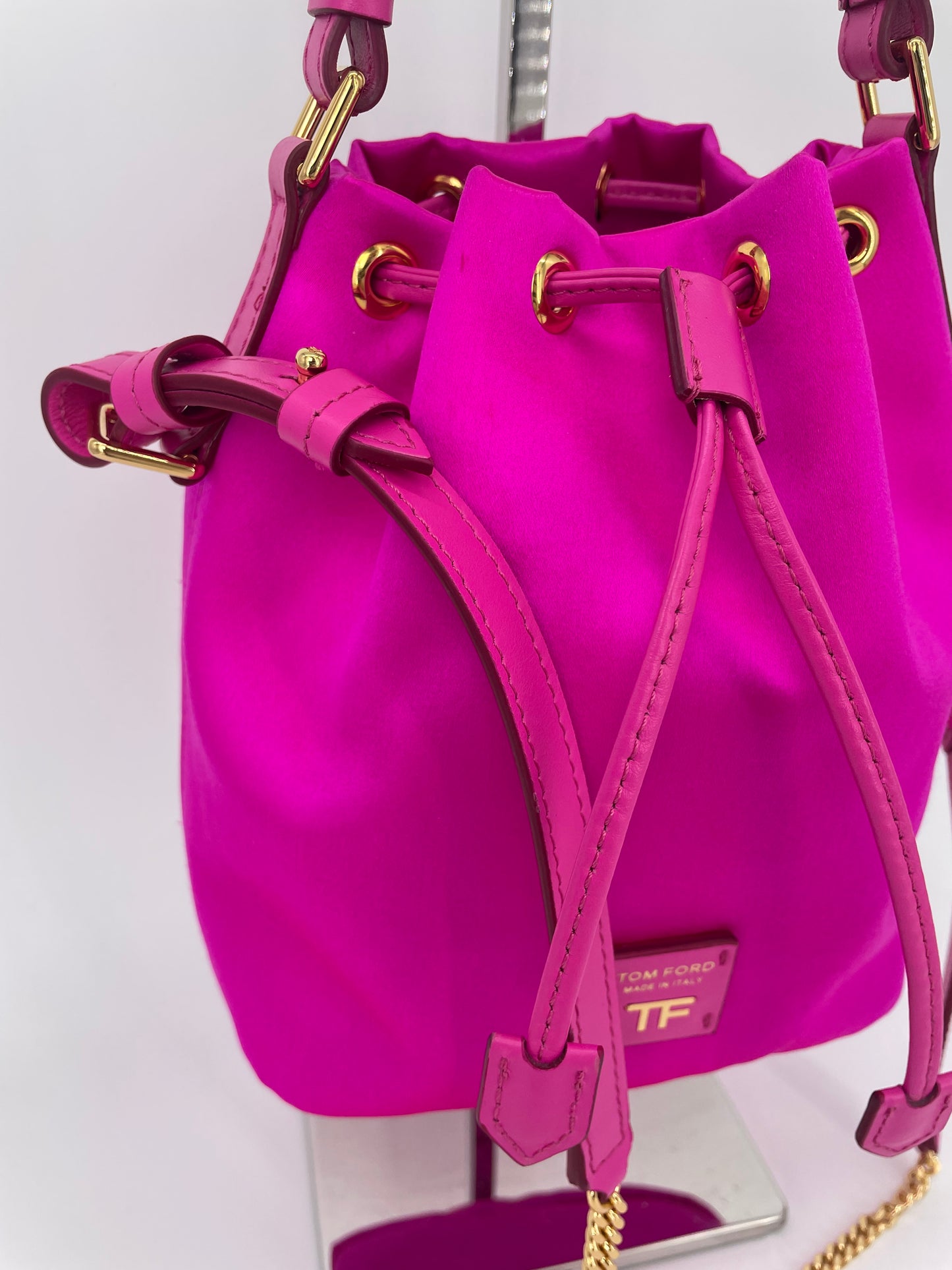 Preloved Tom Ford Disco Two Way Bucket Bag, Small