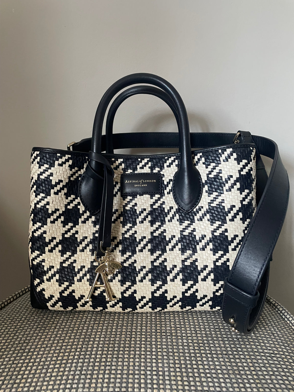 Preloved Aspinal of London, London Midi Tote Bag