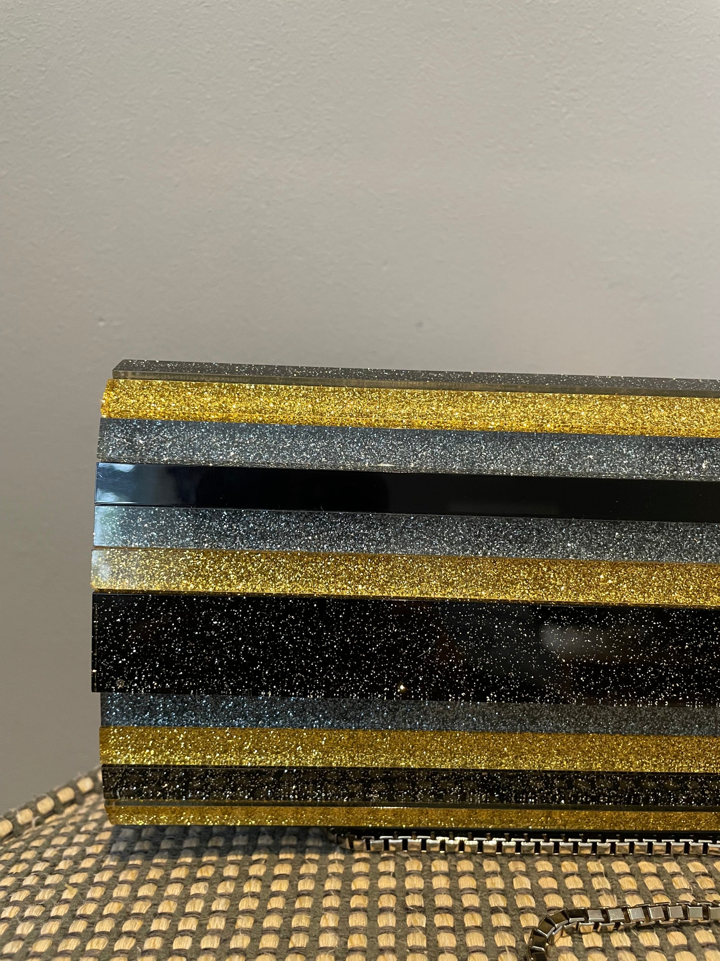 Preloved Jimmy Choo Sweetie clutch bag