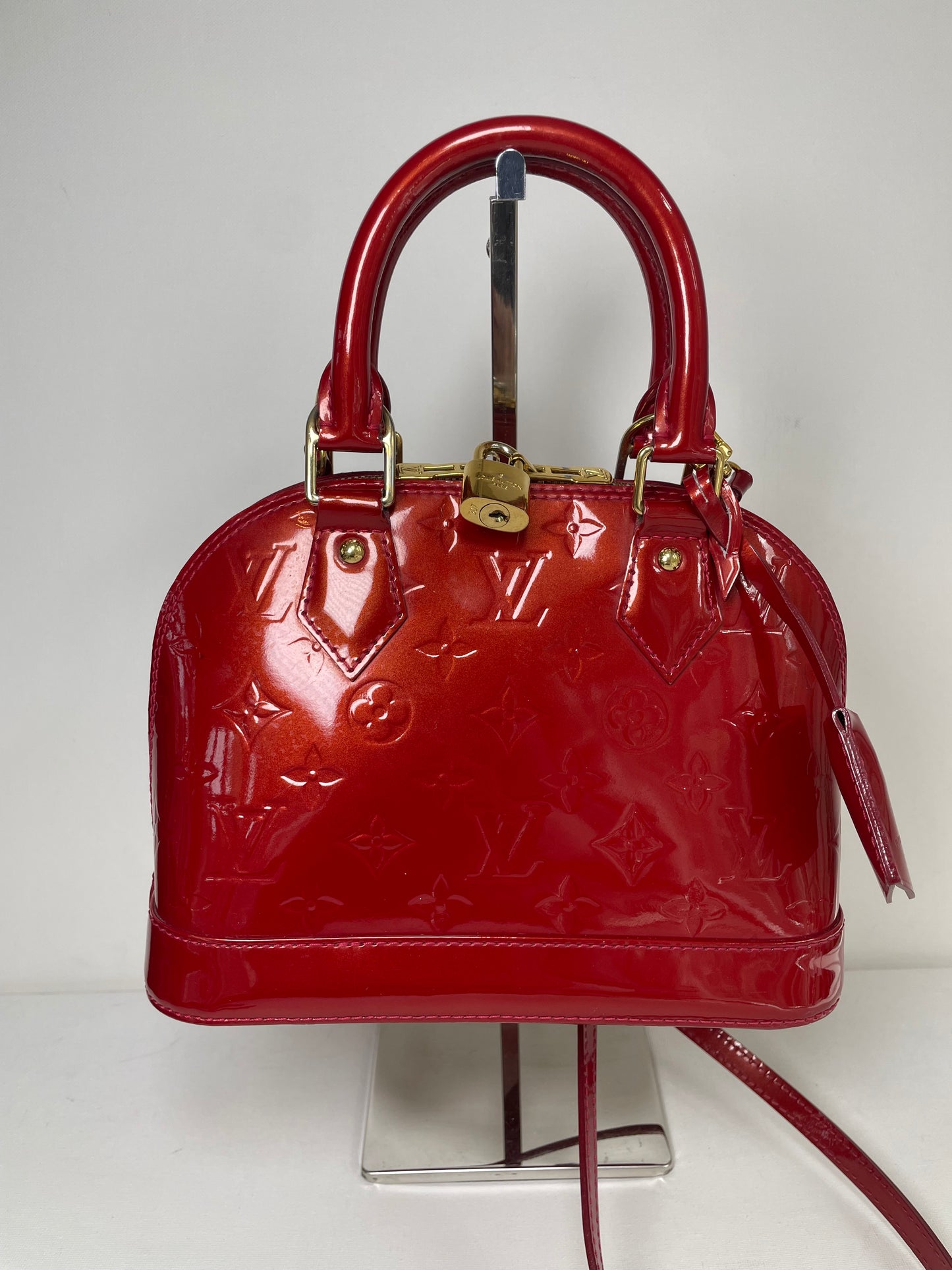 Preloved Louis Vuitton Alma Bag with Long Strap, BB