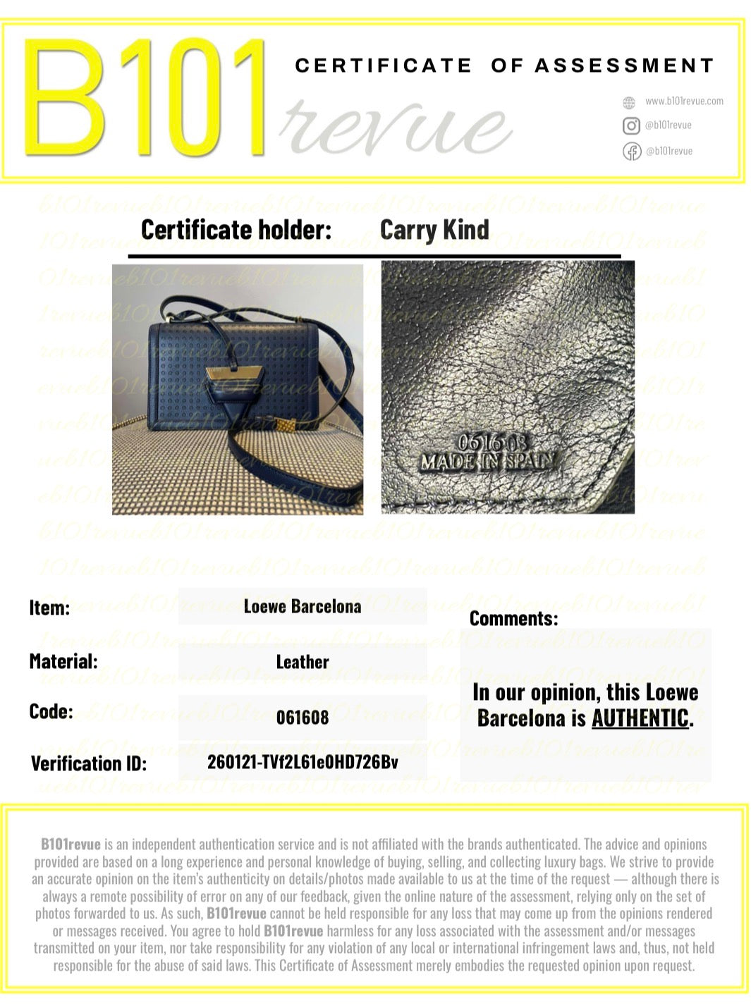 Preloved Loewe Barcelona Crossbody Bag, Medium