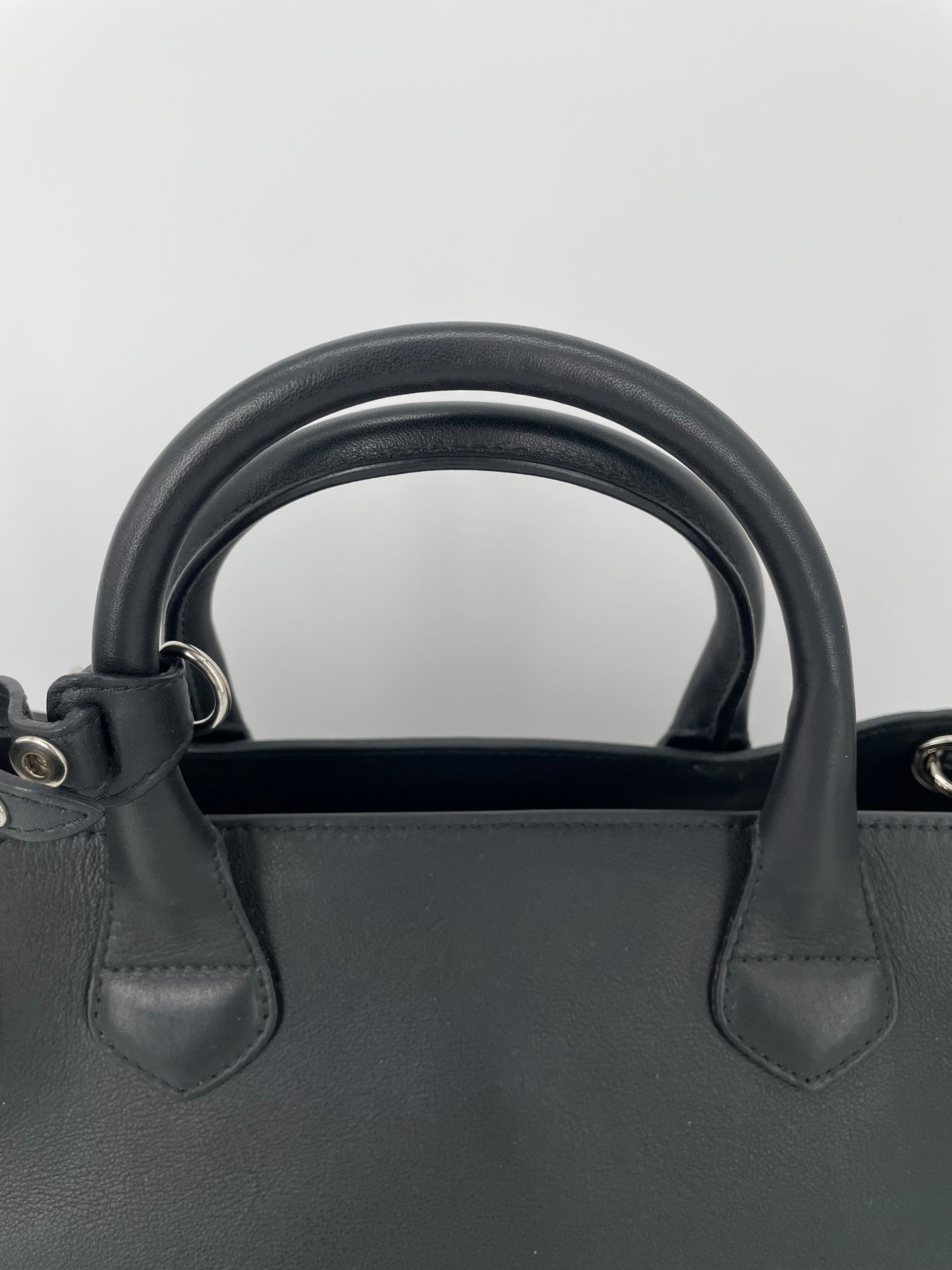 Preloved Burberry Banner Two Way Tote Bag, Medium