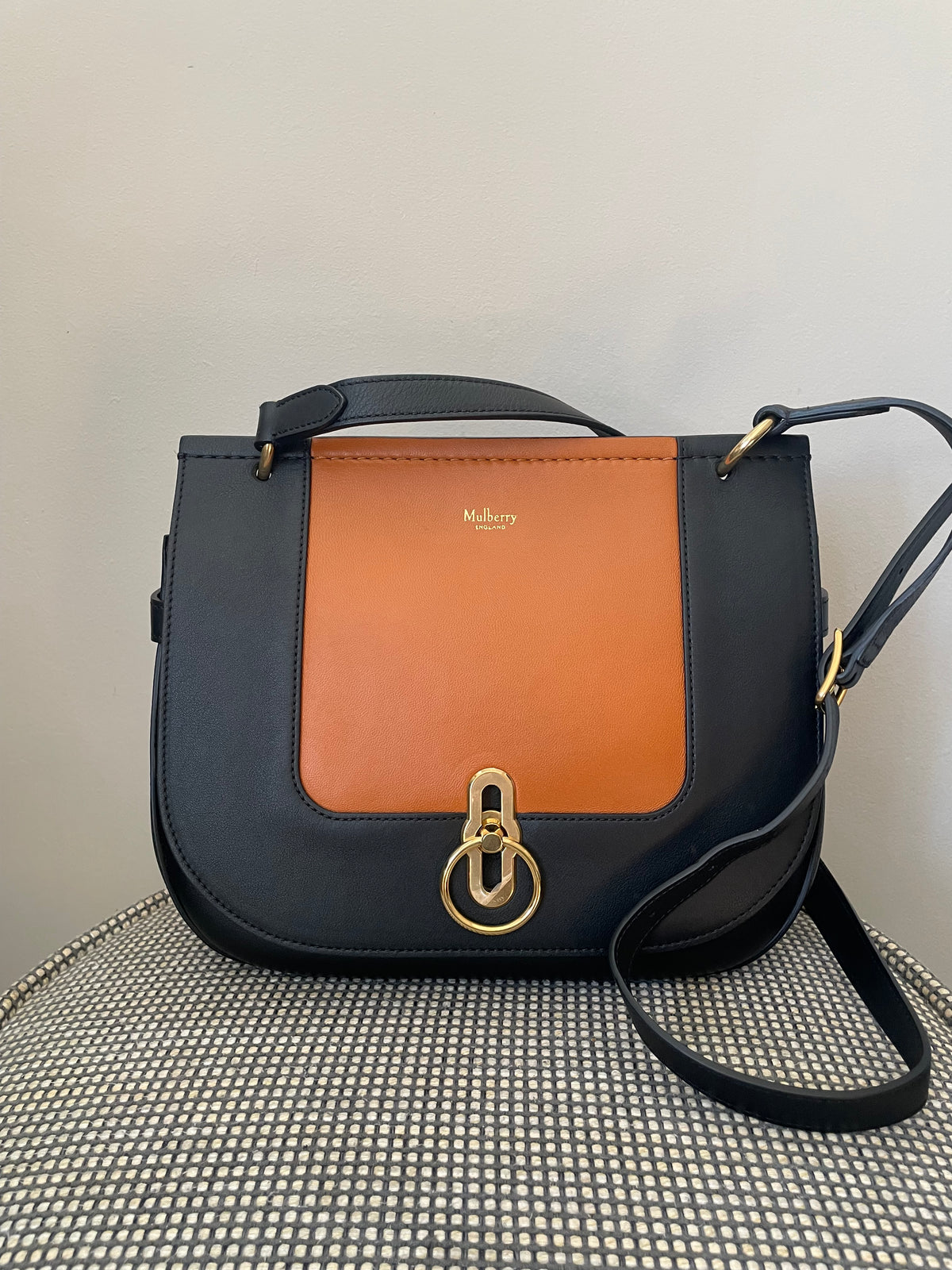 Preloved Mulberry Amberley Satchel, Medium