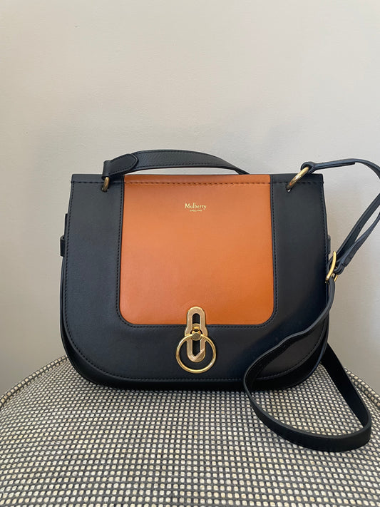 Preloved Mulberry Amberley Satchel, Medium