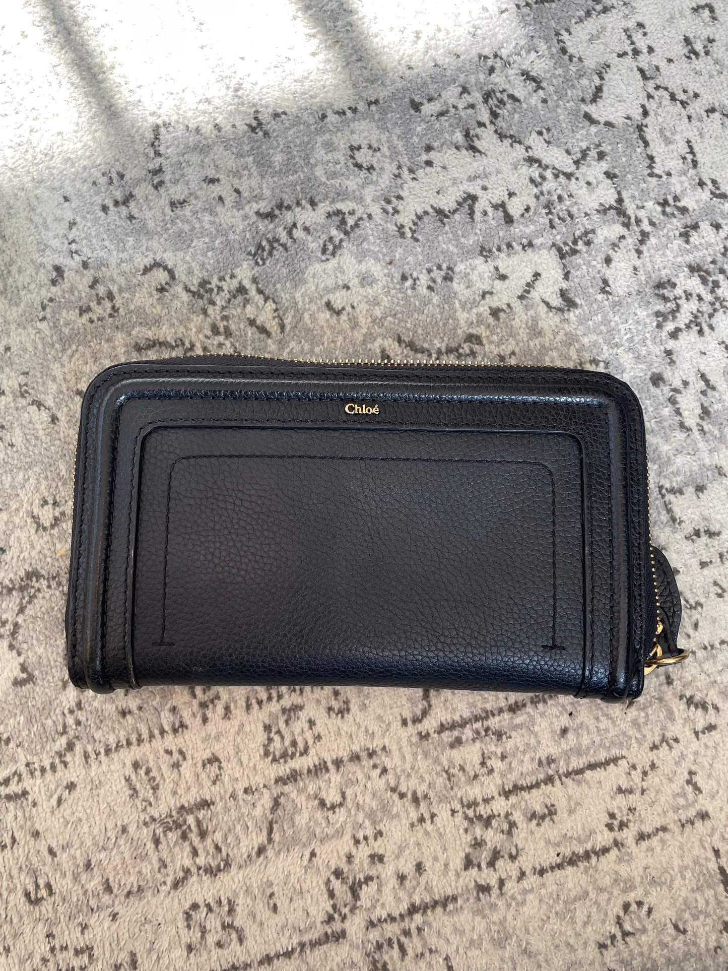 Preloved Chloe Marcie Long Zip Round Wallet