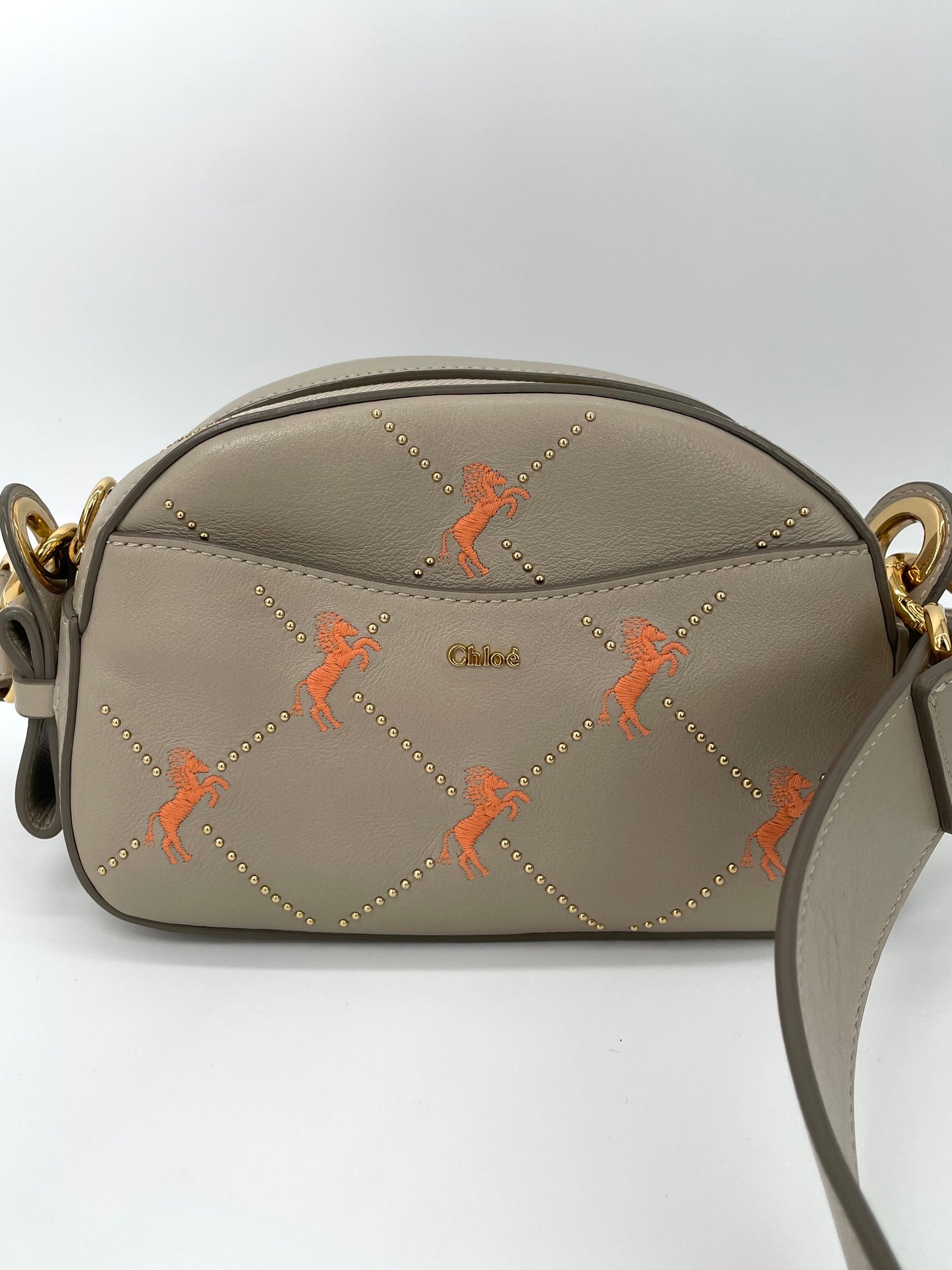 Preloved Chloe Galloping Horse Crossbody Bag