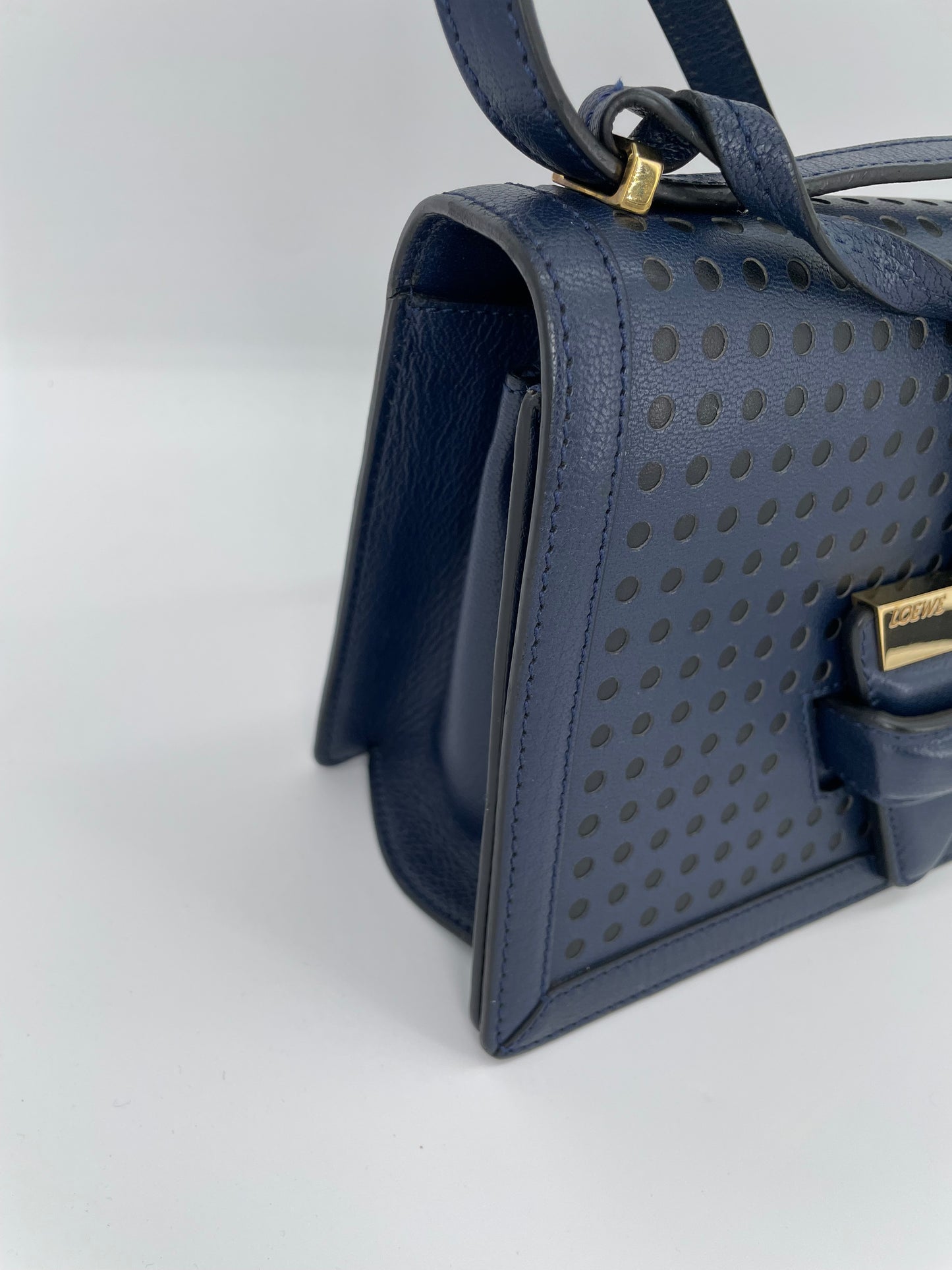 Preloved Loewe Barcelona Crossbody Bag, Medium