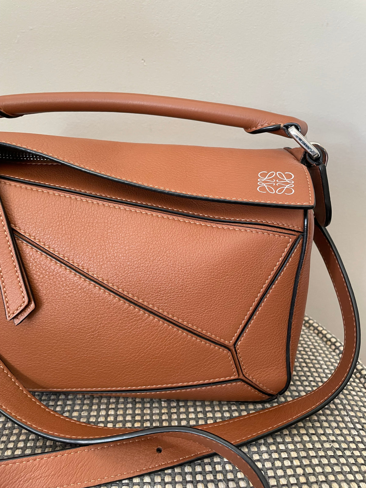 Preloved Loewe Puzzle Shoulder Bag, Small