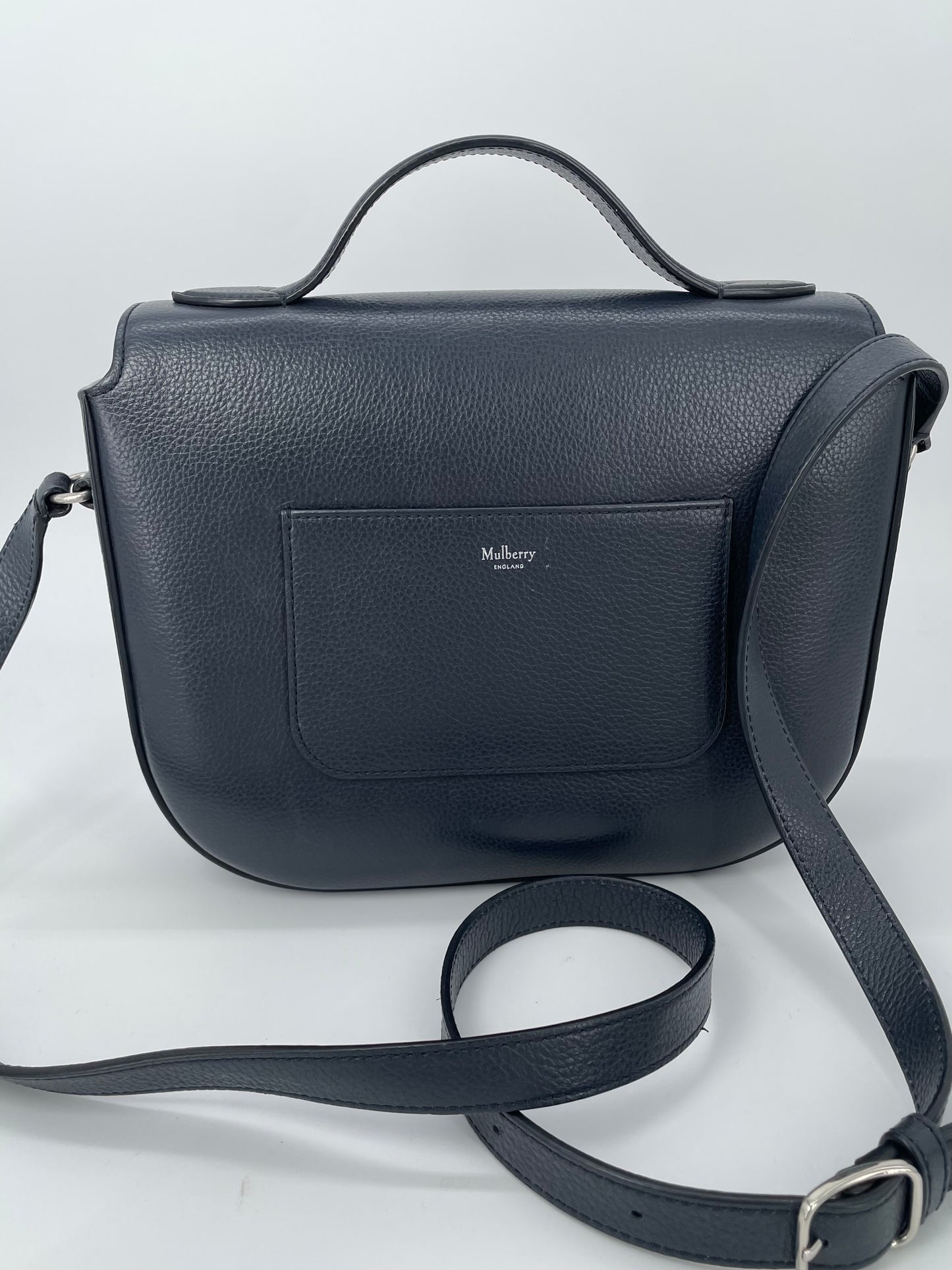 Preloved Mulberry Tenby Satchel Shoulder Bag, Large