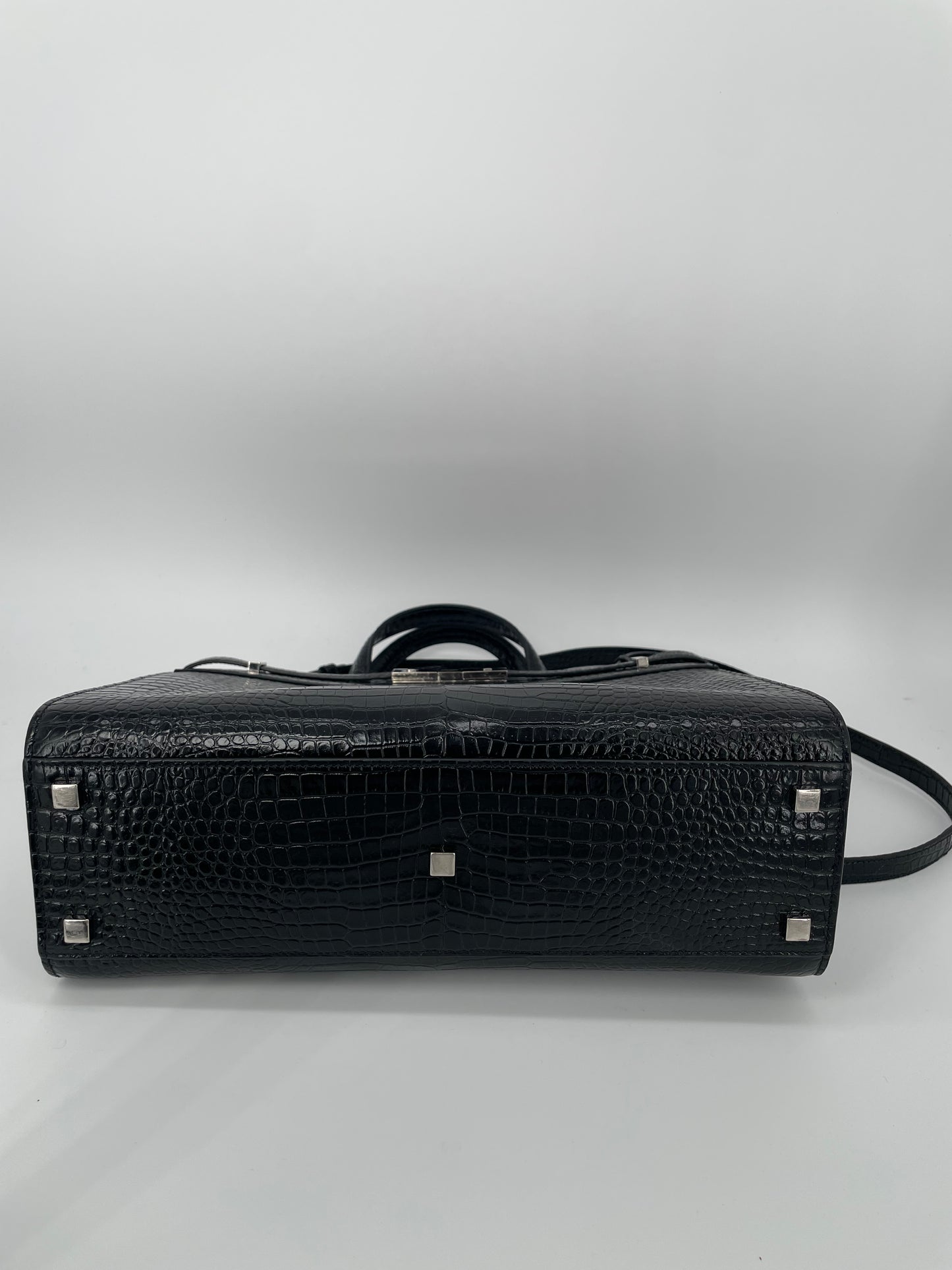 Preloved Saint Laurent Manhattan Tote Bag with Long Strap