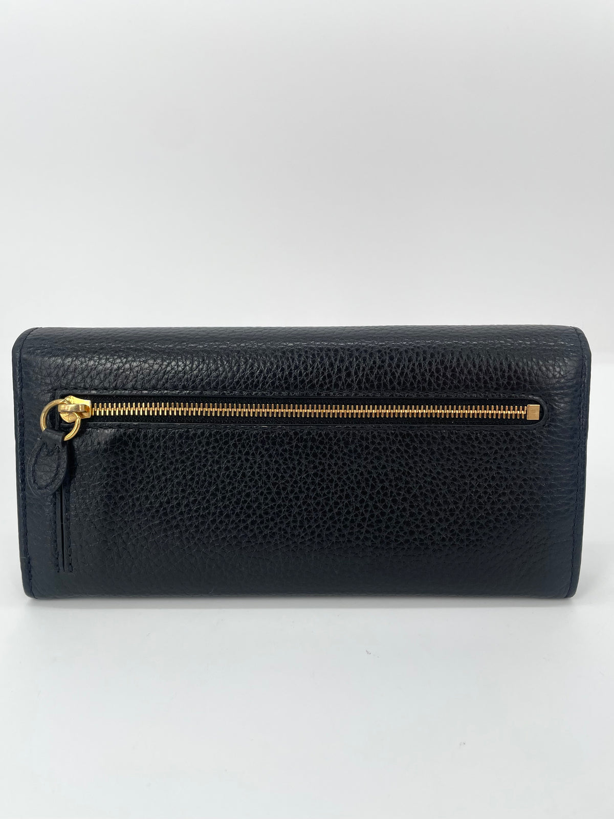 Preloved Mulberry Continental Tree Classic Grain Wallet