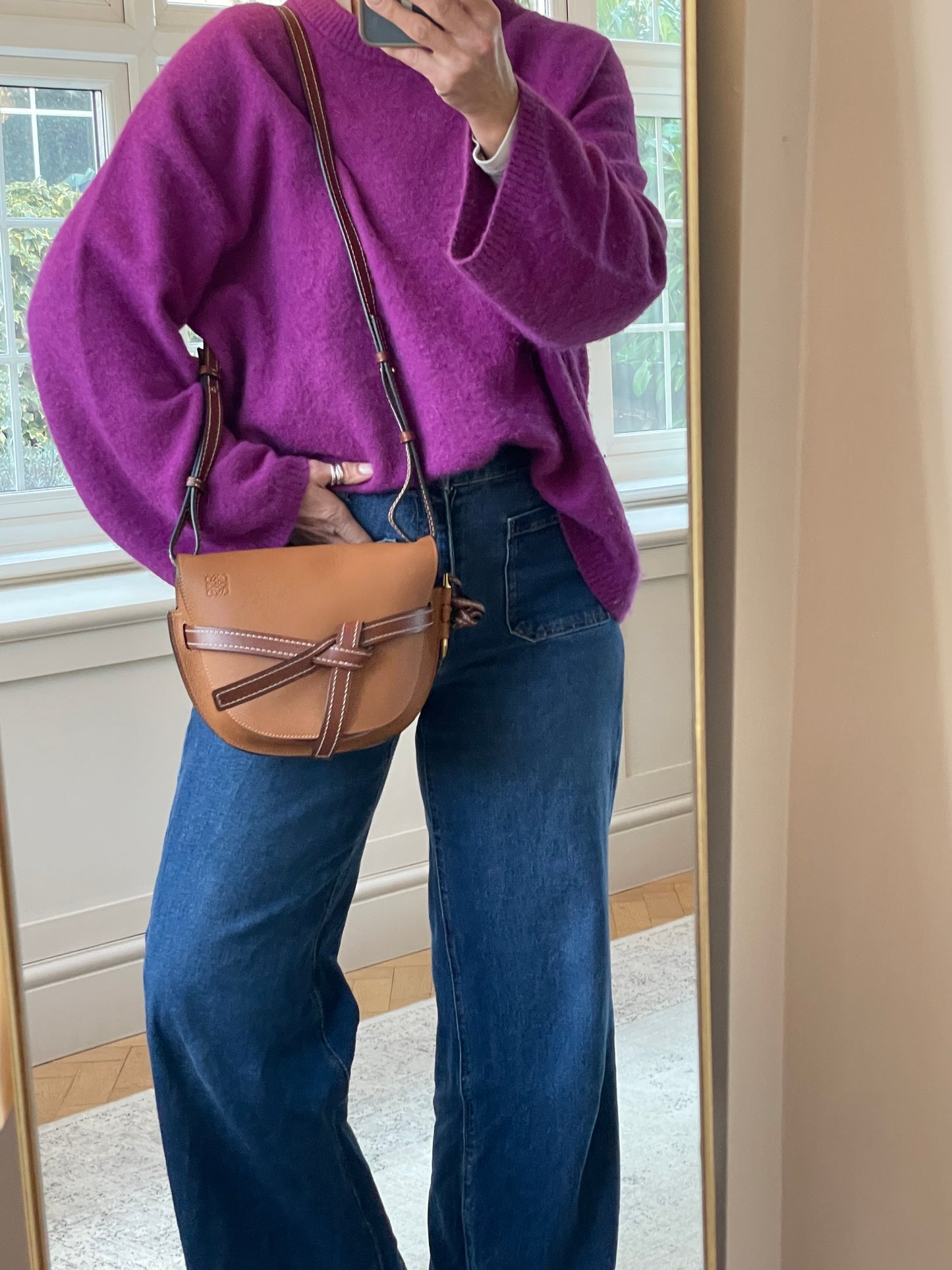 Preloved Loewe Gate Crossbody Bag, Small