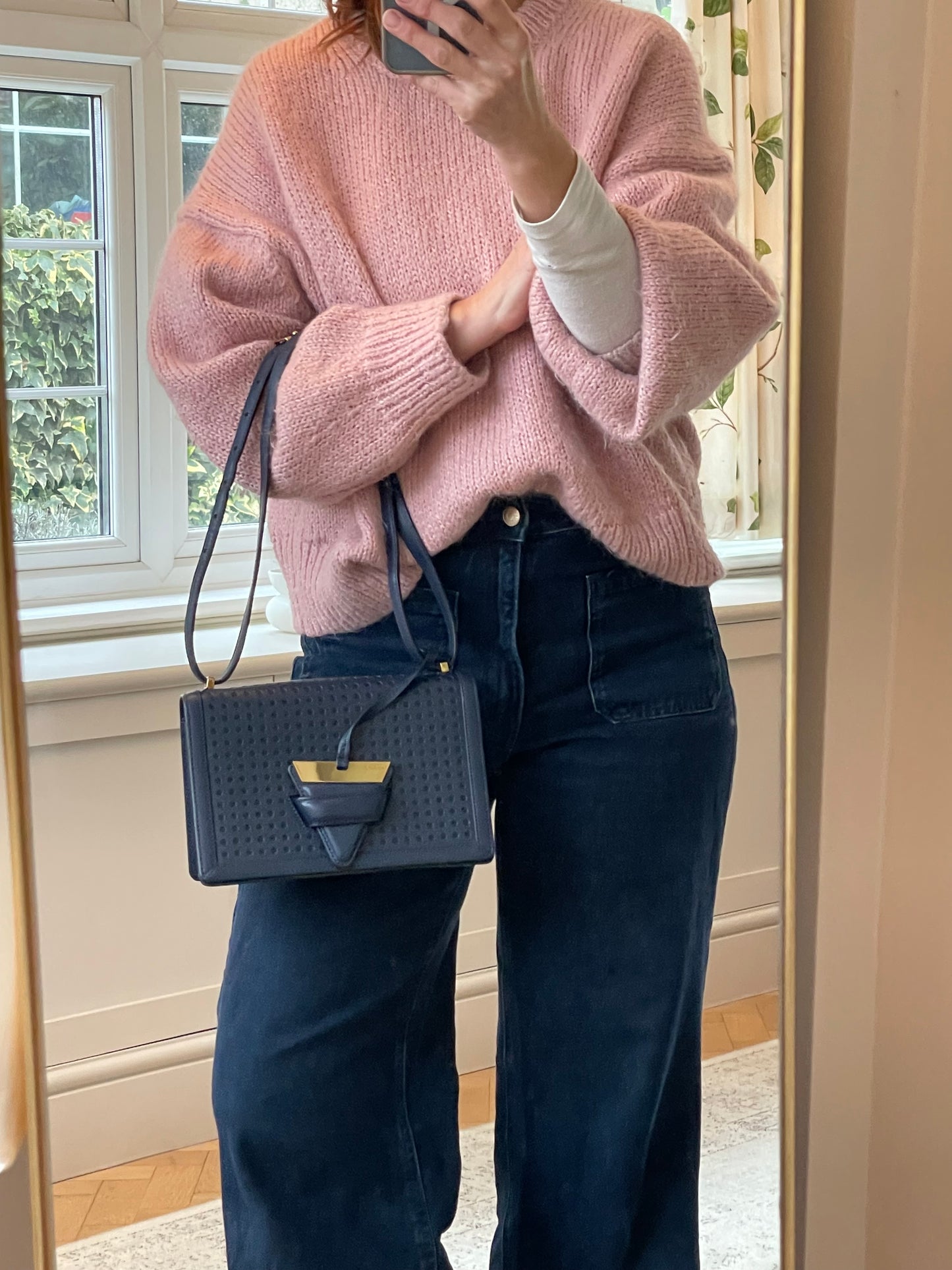 Preloved Loewe Barcelona Crossbody Bag, Medium