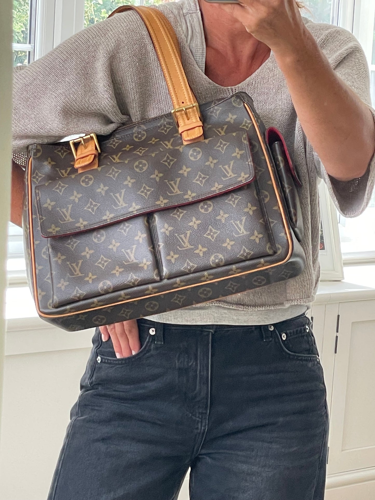 Preloved Louis Vuitton Multipli Cite Shoulder Tote Bag