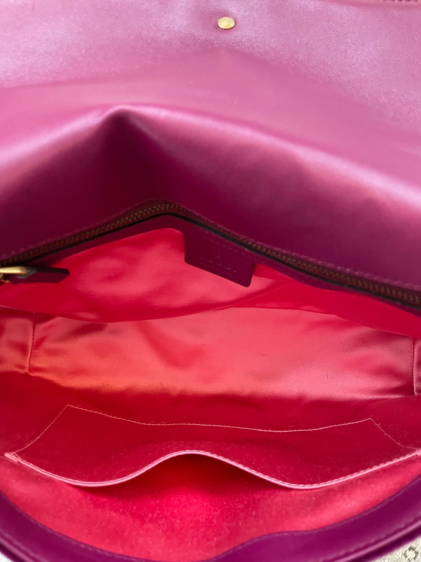 Preloved Gucci  Embroidered ‘LOVED’ Marmont shoulder Bag, Medium