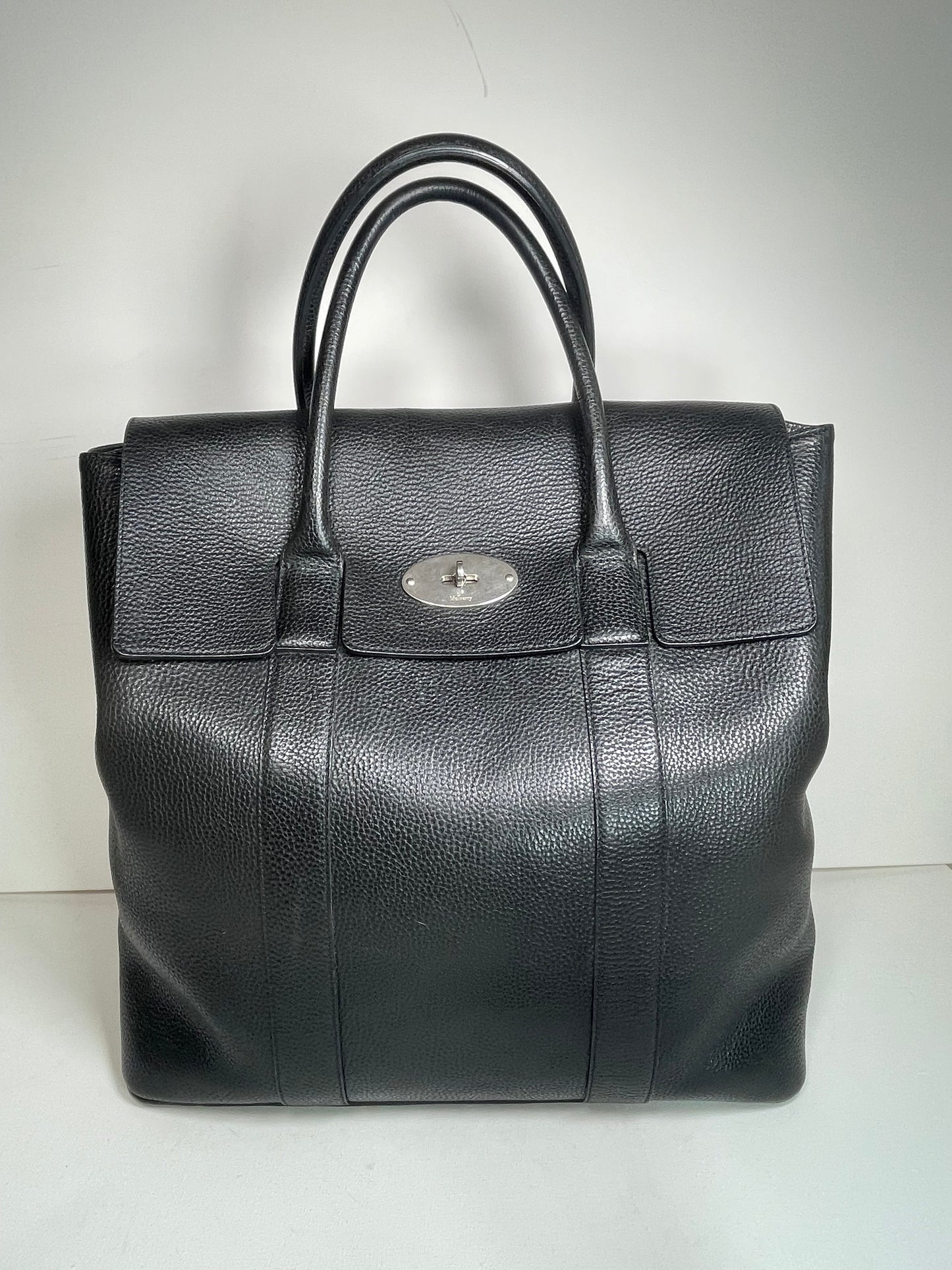 Preloved Mulberry Tall Bayswater Tote Bag