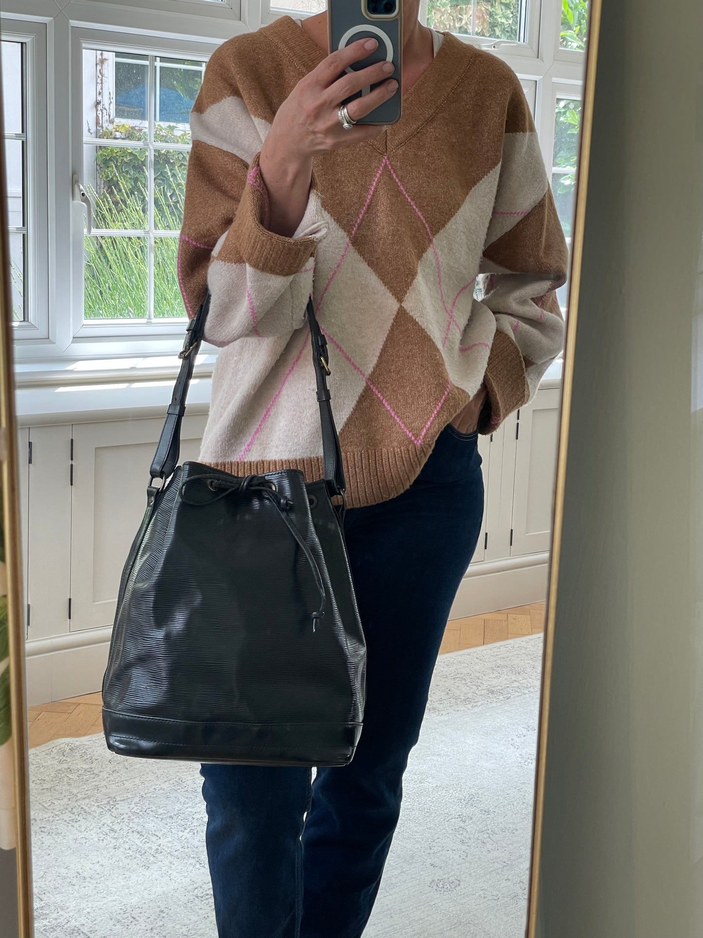 Preloved, Vintage Louis Vuitton Noe Bucket Bag, Large