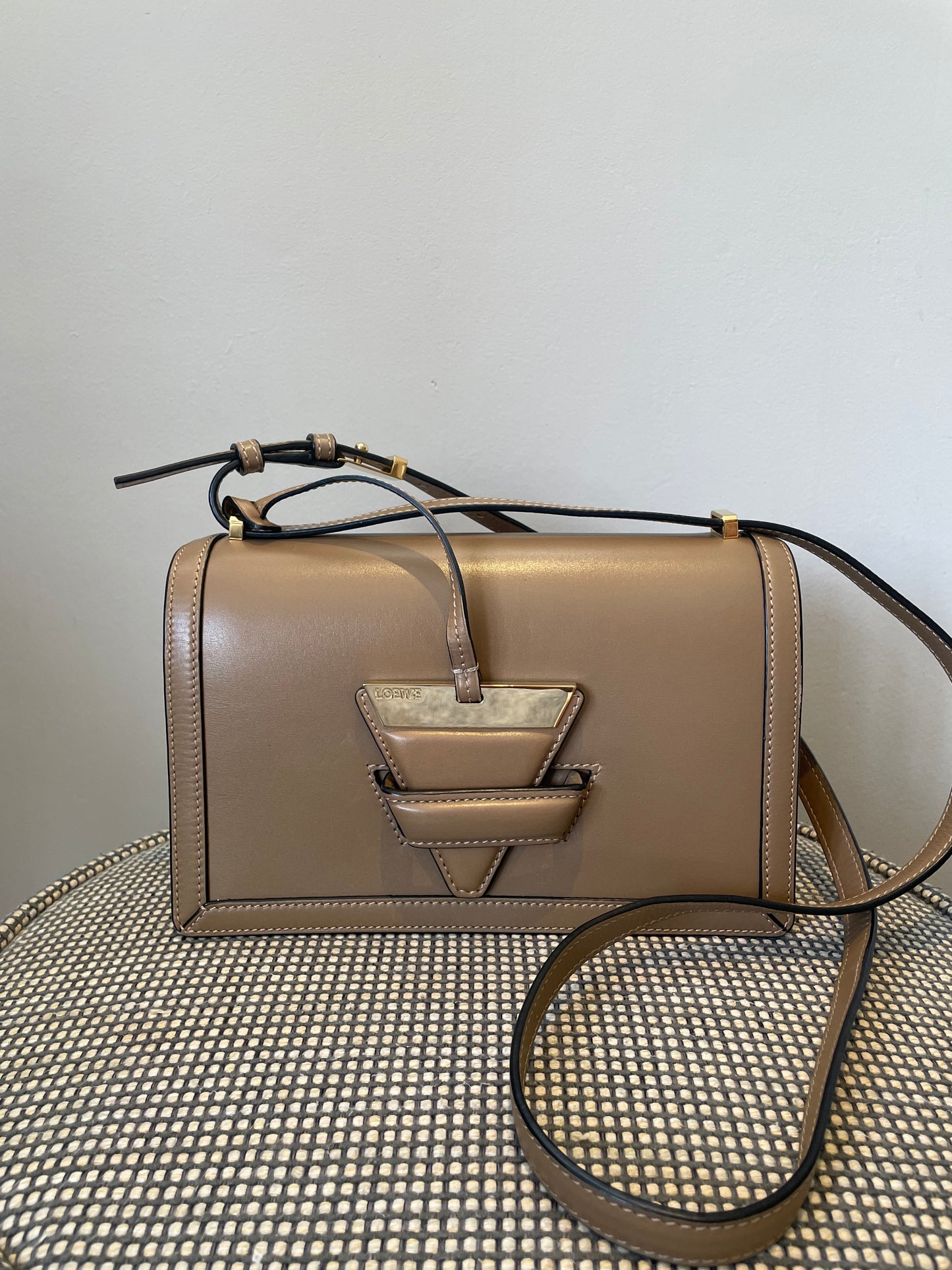 Preloved Loewe Barcelona Crossbody Bag, Medium