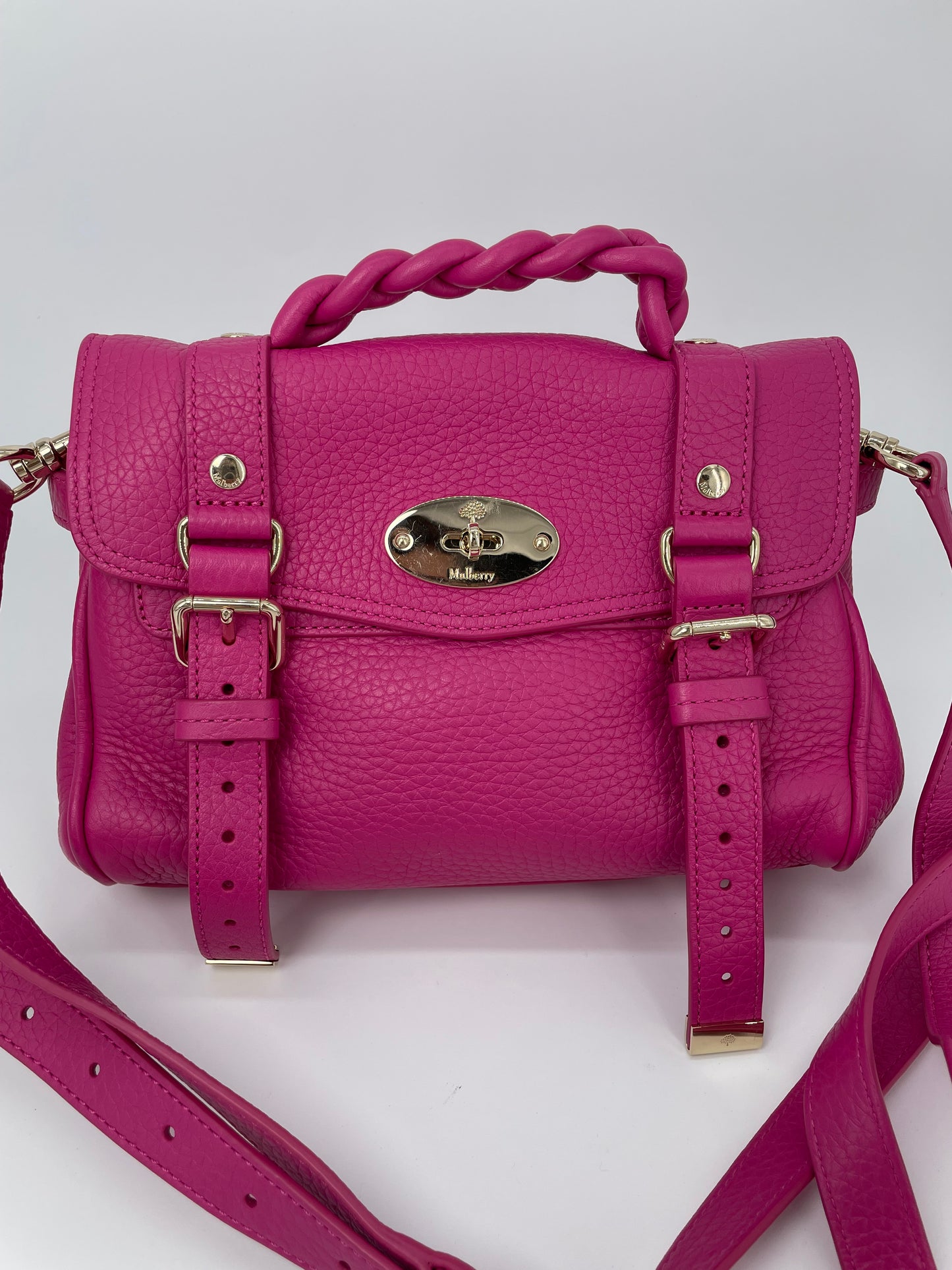 Preloved Mulberry Alexa Satchel Bag, Mini